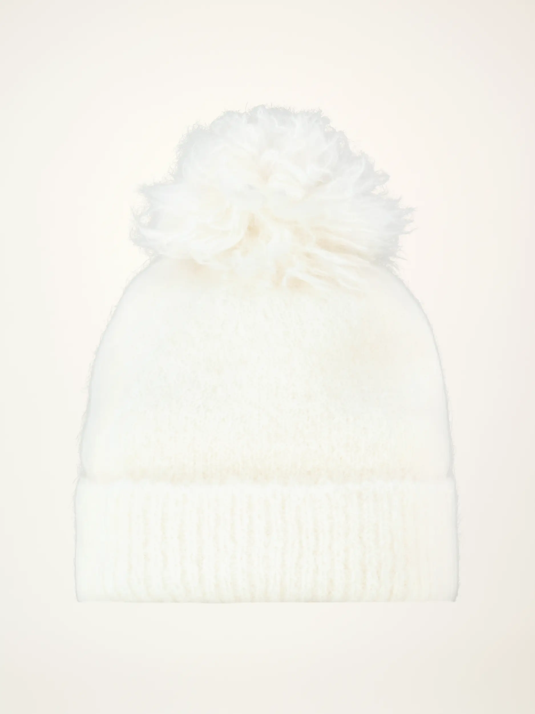 Strickmütze 'Loving Touch Beanie' - Artikelansicht - Farbe: Creme