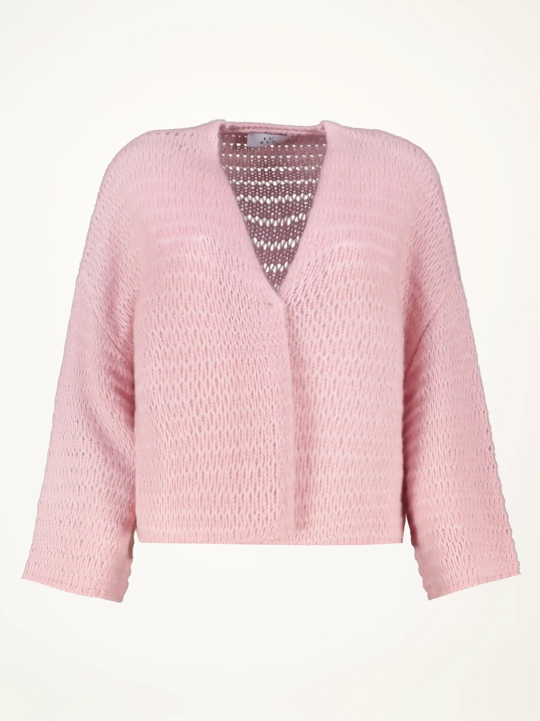 Strickjacke 'Tsuge' aus Kaschmir Seide Mix - Artikelansicht - Farbe: Rosa&Pink