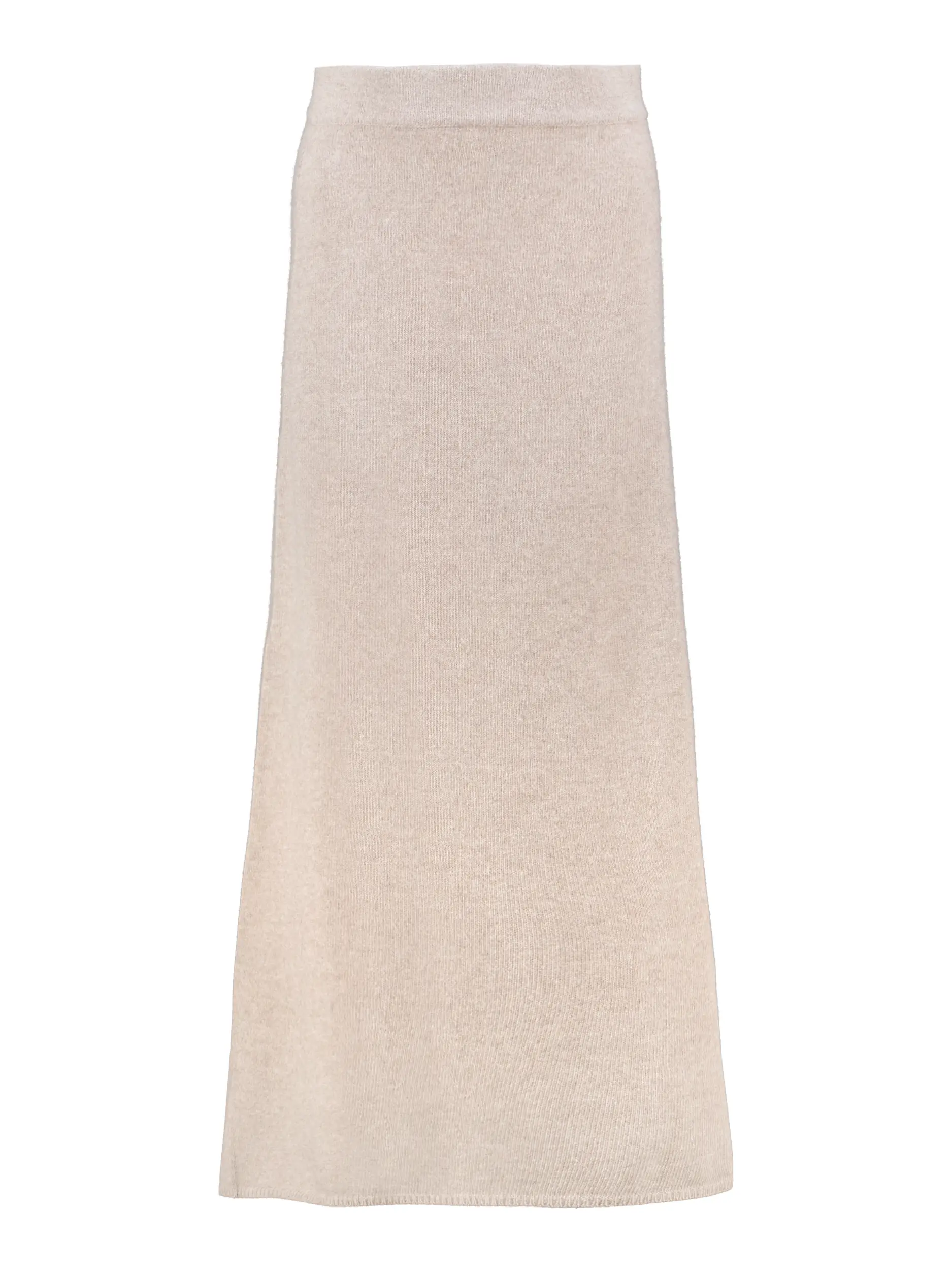 Maxi Strickrock 'Cosima' aus Kaschmir-Mix - Artikel Vorderseite - Farbe: Braun