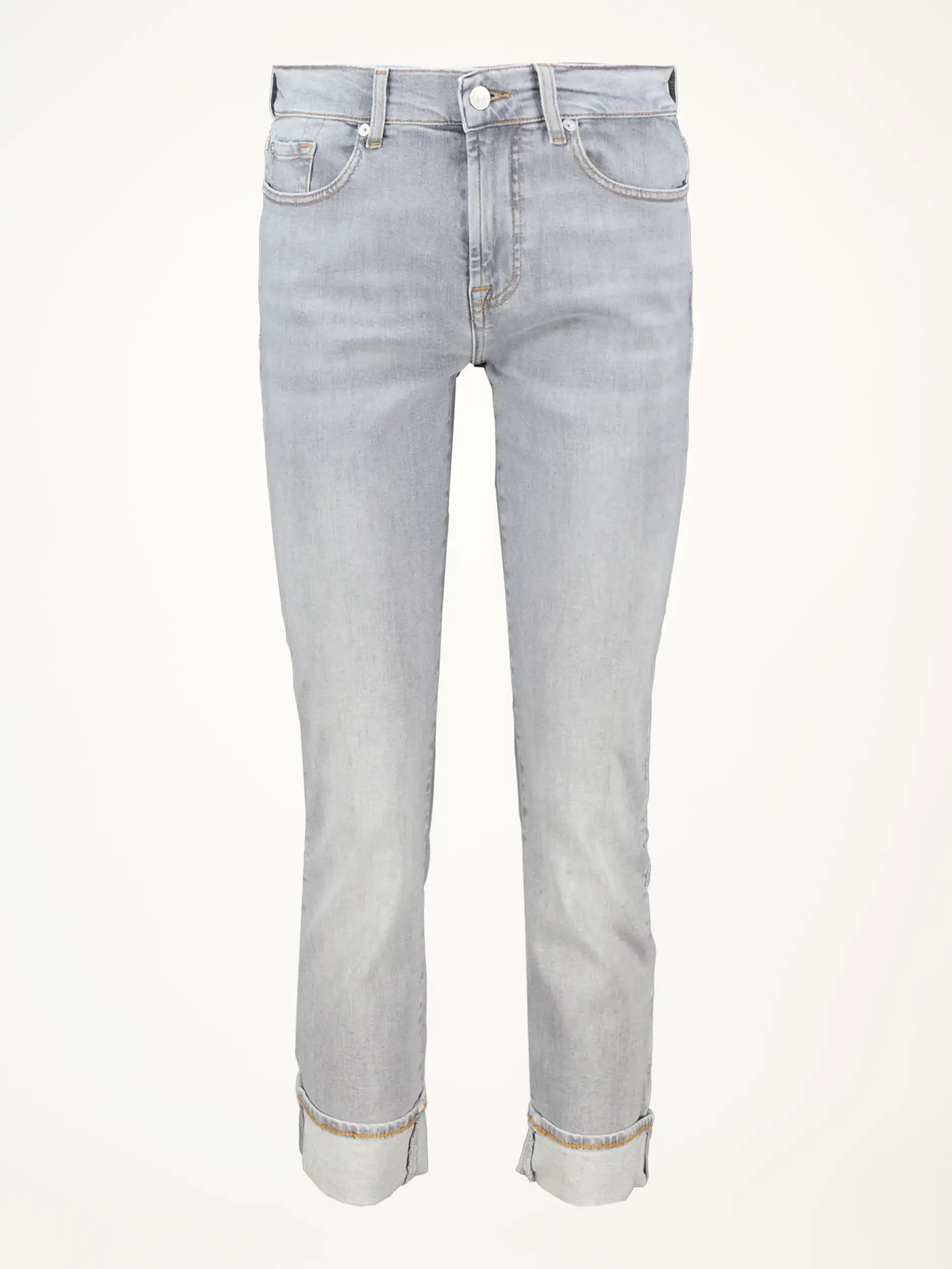 High Rise Skinny Jeans 'Relaxed Skinny' - Artikelansicht - Farbe: Grau