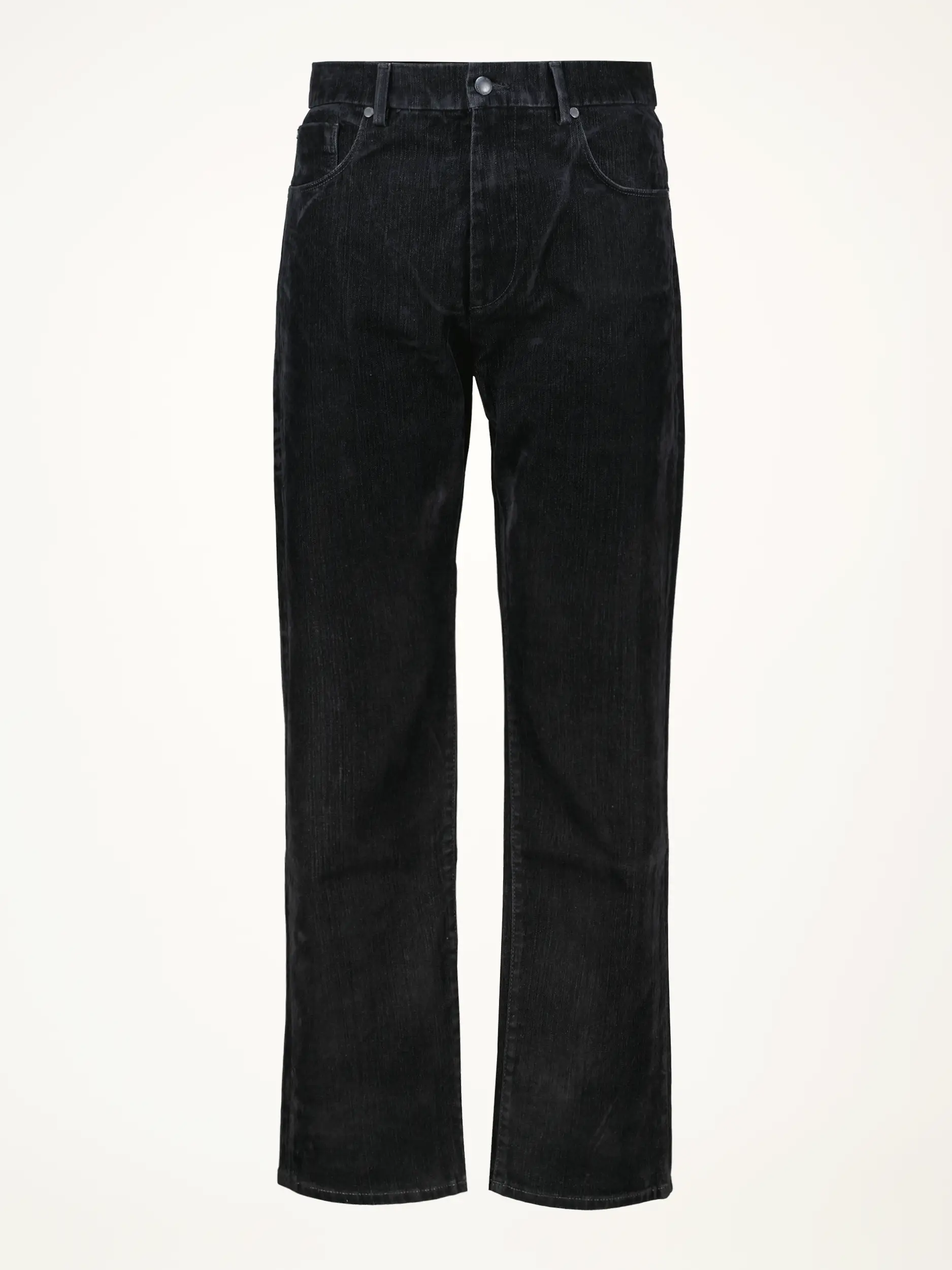 Mid Rise Straight Leg Jeans - Artikelansicht - Farbe: Schwarz