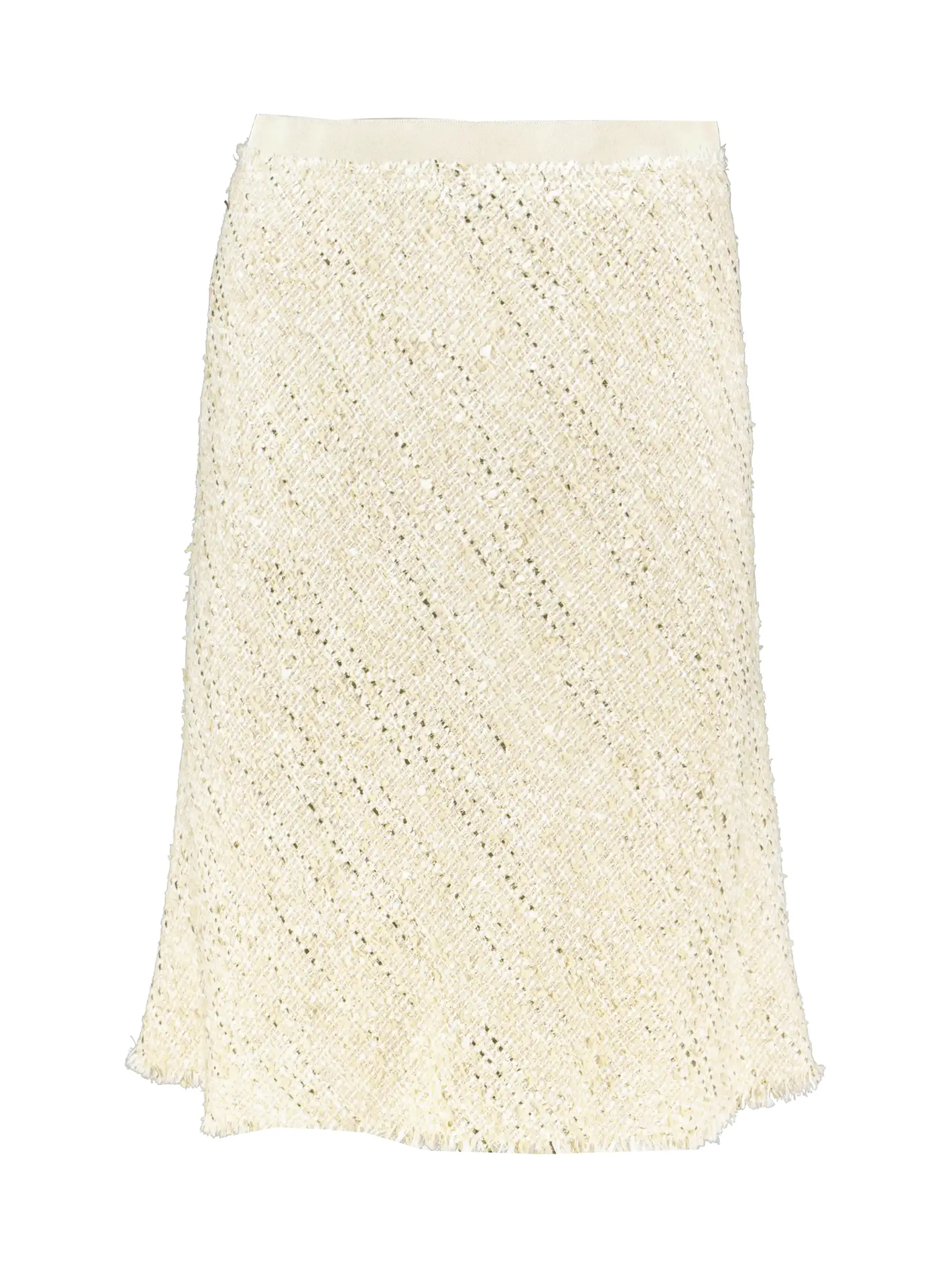 Midi Rock  - Artikel Vorderseite - Farbe: Beige