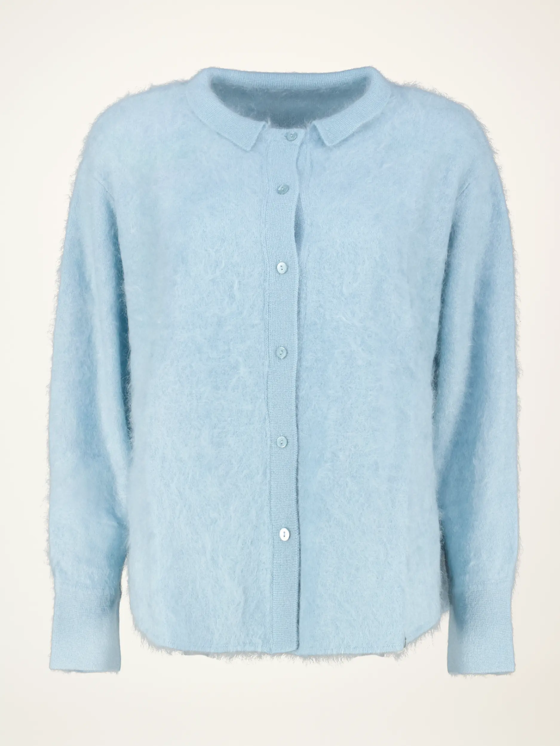 Strickjacke aus Kaschmir langarm - Artikelansicht - Farbe: Grün
