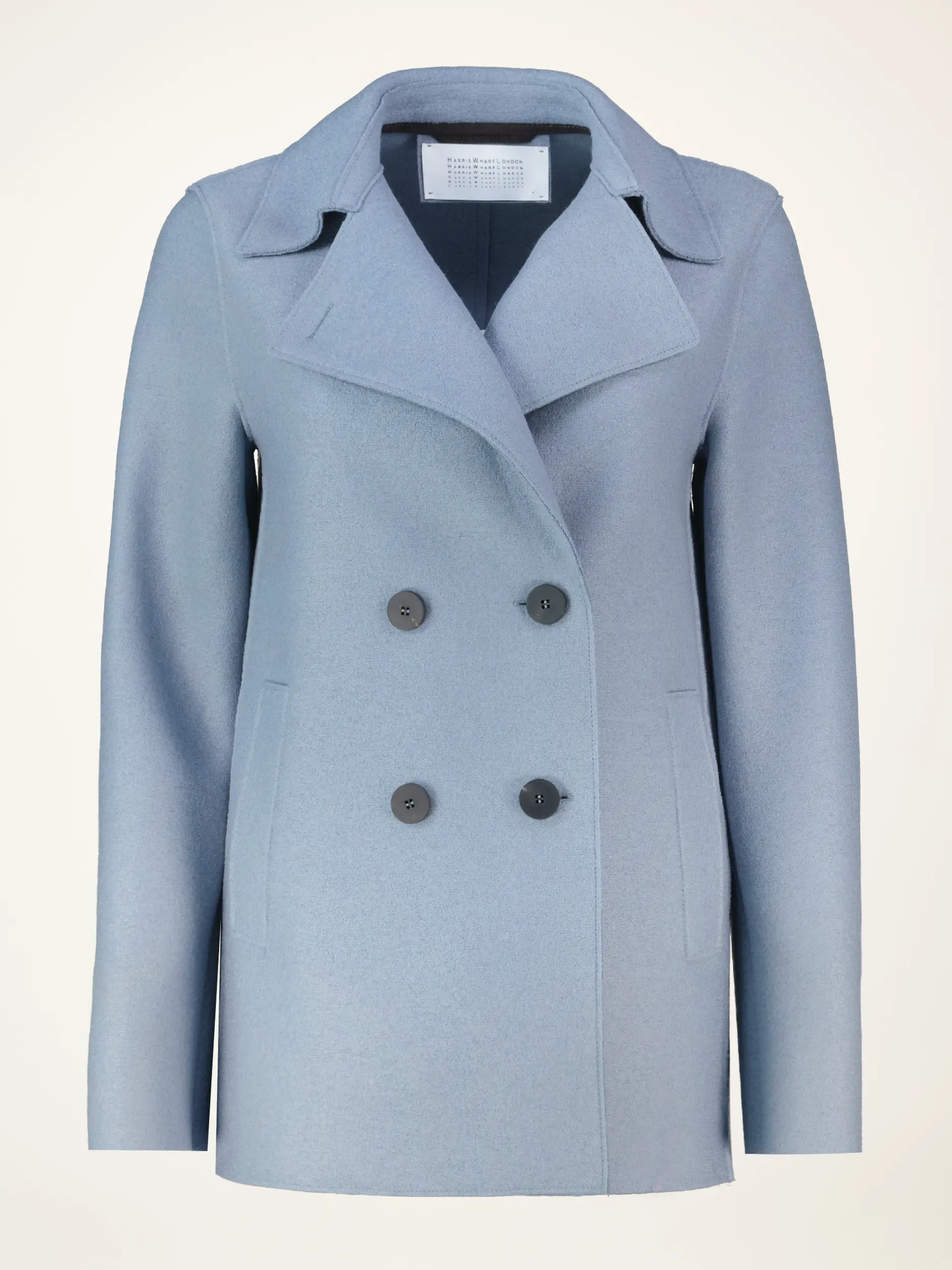 Cabanjacke aus Wolle - Artikelansicht - Farbe: Blau Cabanjacke aus Wolle - Artikelansicht - Farbe: Blau