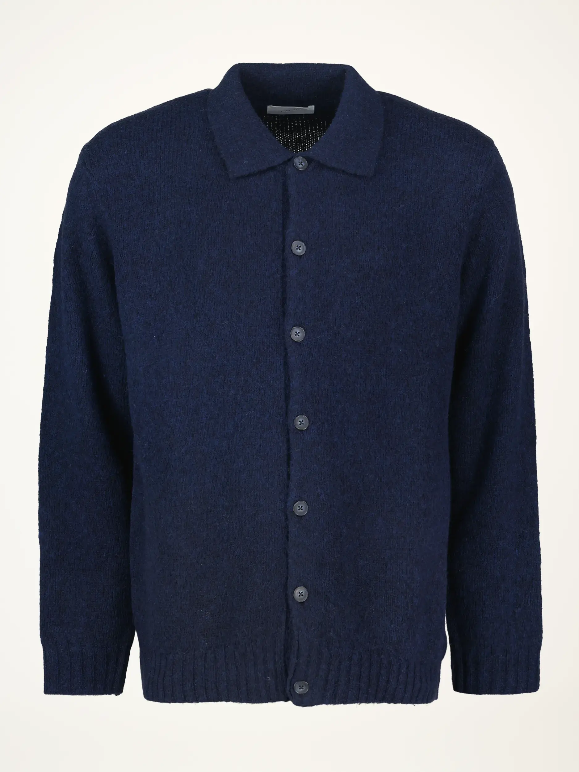 Strickjacke 'Lee' aus Merinowoll-Mix - Artikelansicht - Farbe: Blau