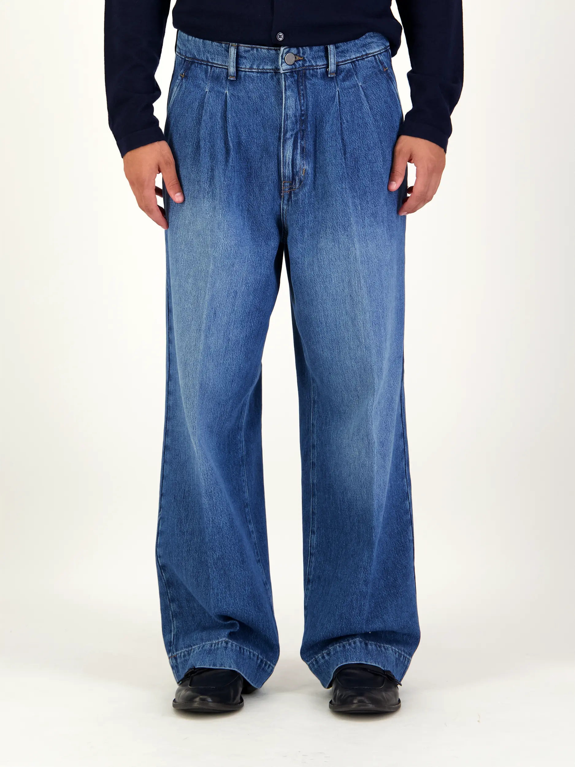 High Waist Wide Leg Unisex Jeans 'Noa' - Artikel weitere Detailansicht 1