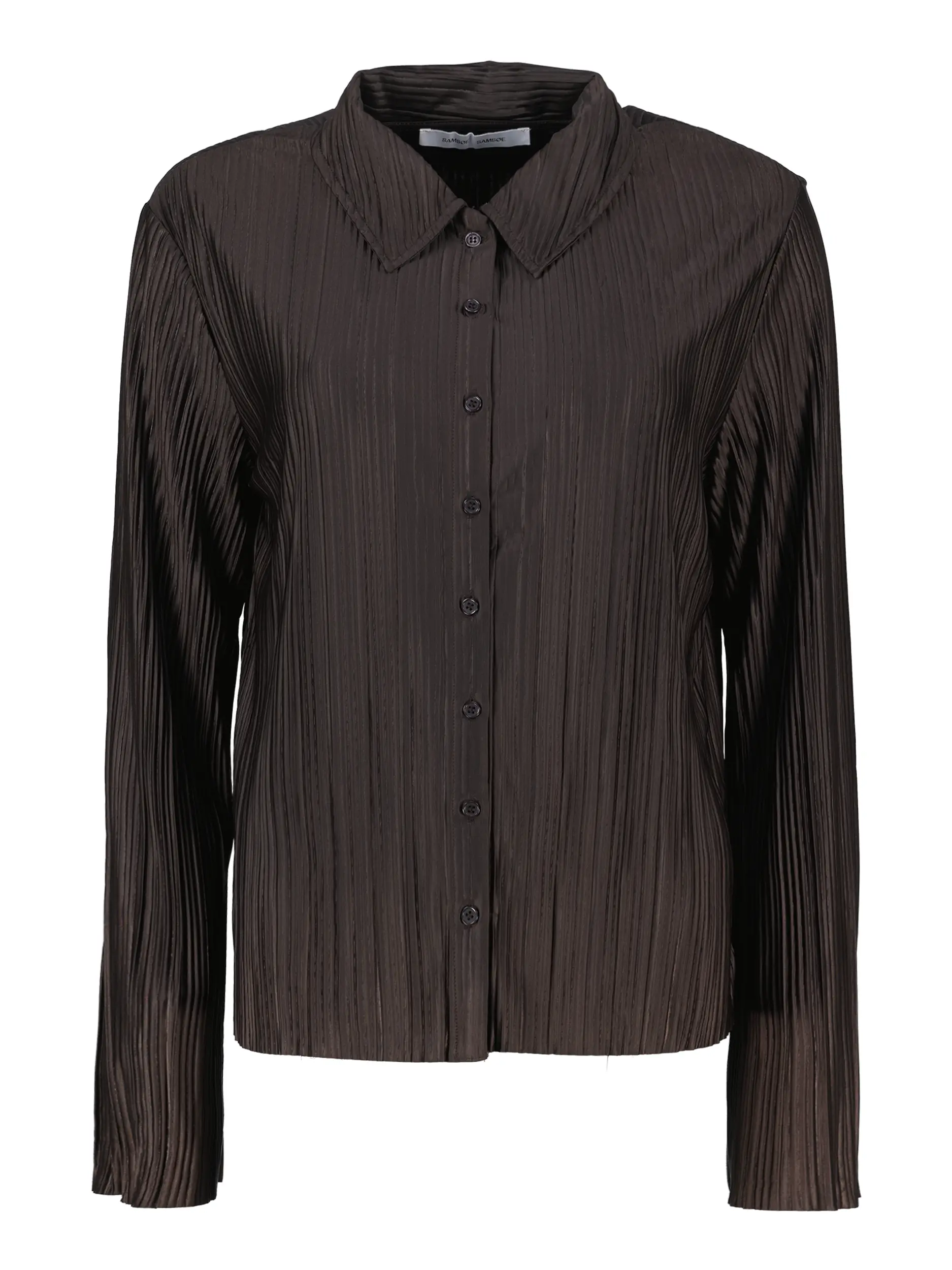 Bluse 'Sauma' langarm - Artikel Vorderseite - Farbe: Braun