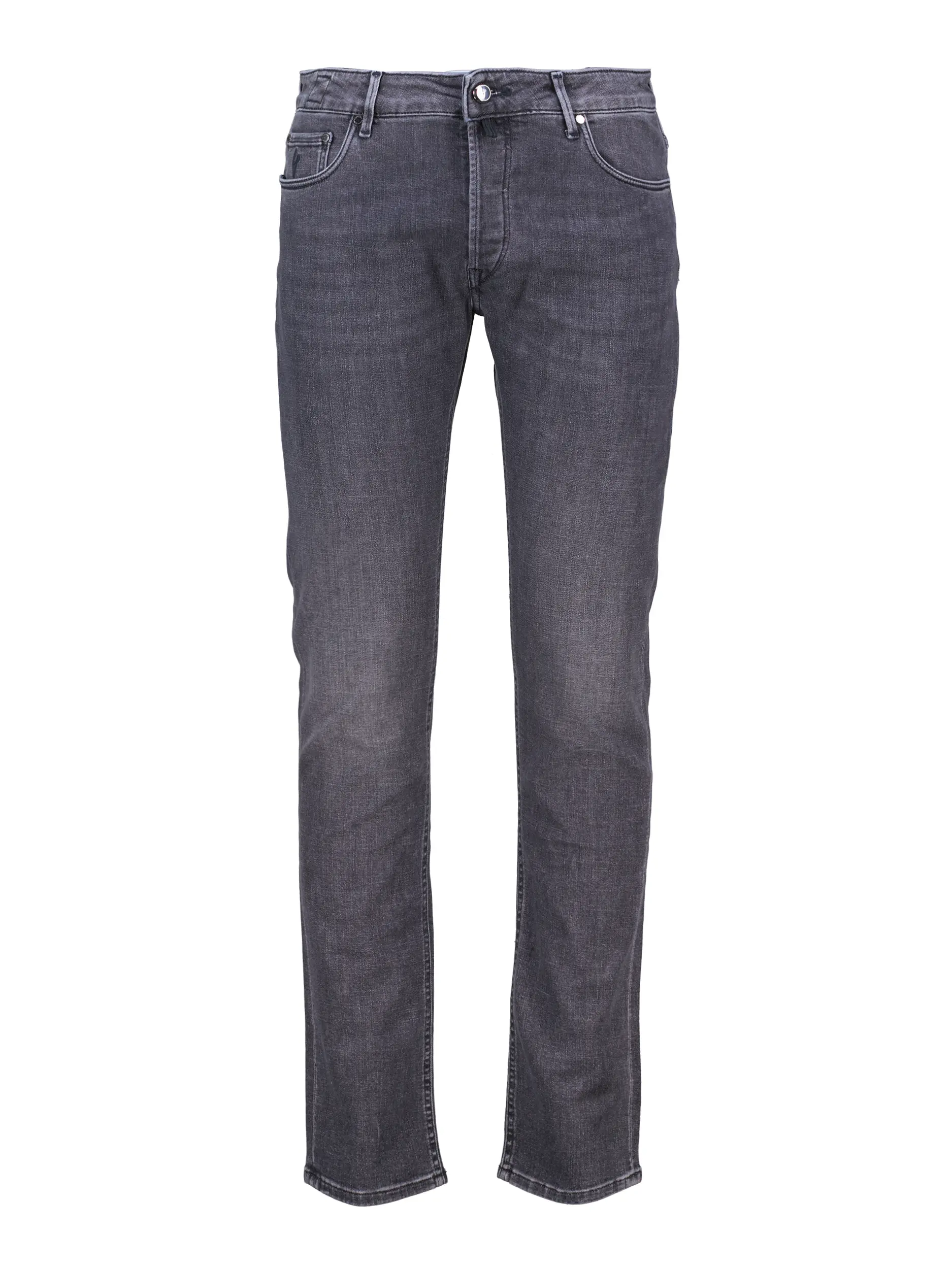 Mid Rise Slim Fit Jeans 'Ravello' - Artikel Vorderseite - Farbe: Grau