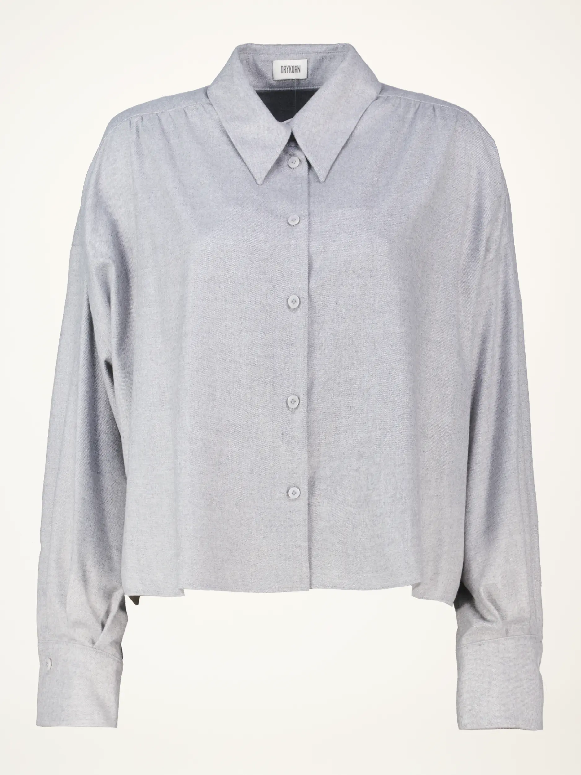 Bluse 'Flanne' - Artikelansicht - Farbe: Grau