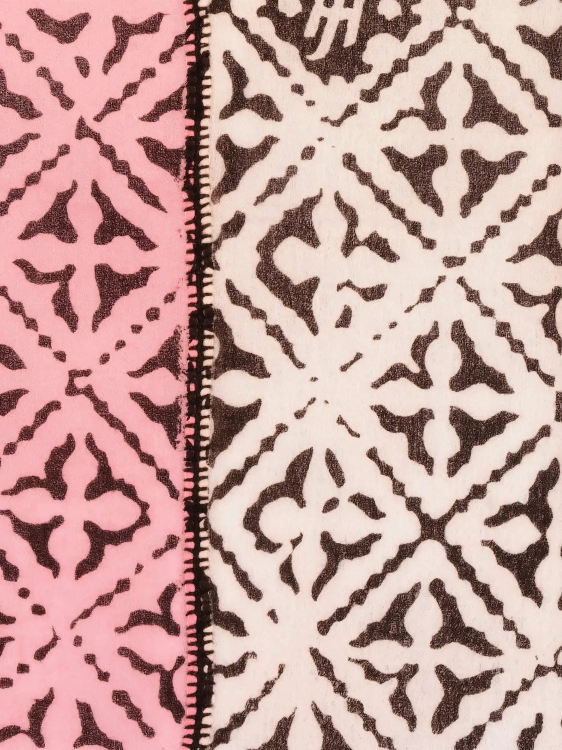 Gemustertes Tuch 'Eyes of Marrakesh Superpatch' aus Kaschmir - Artikel weitere Detailansicht 1 - Farbe: Rosa&Pink