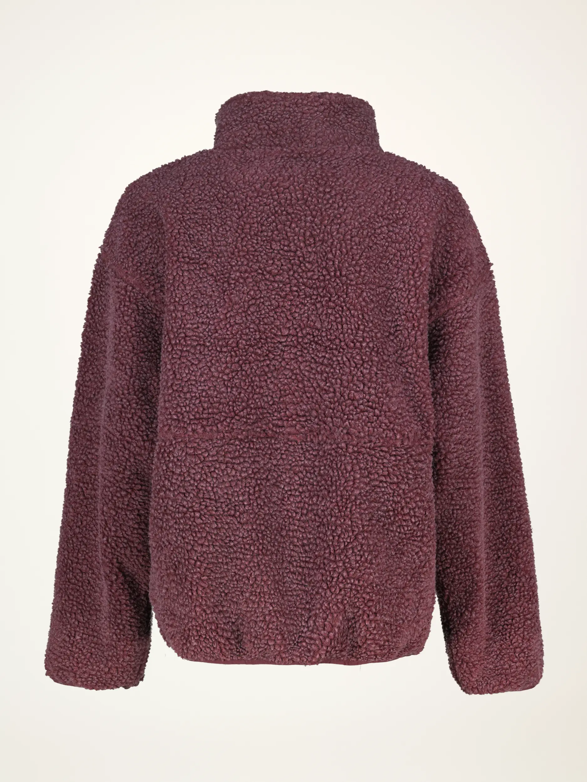 Oversized Jacke aus Bouclé - Artikel Rückseite