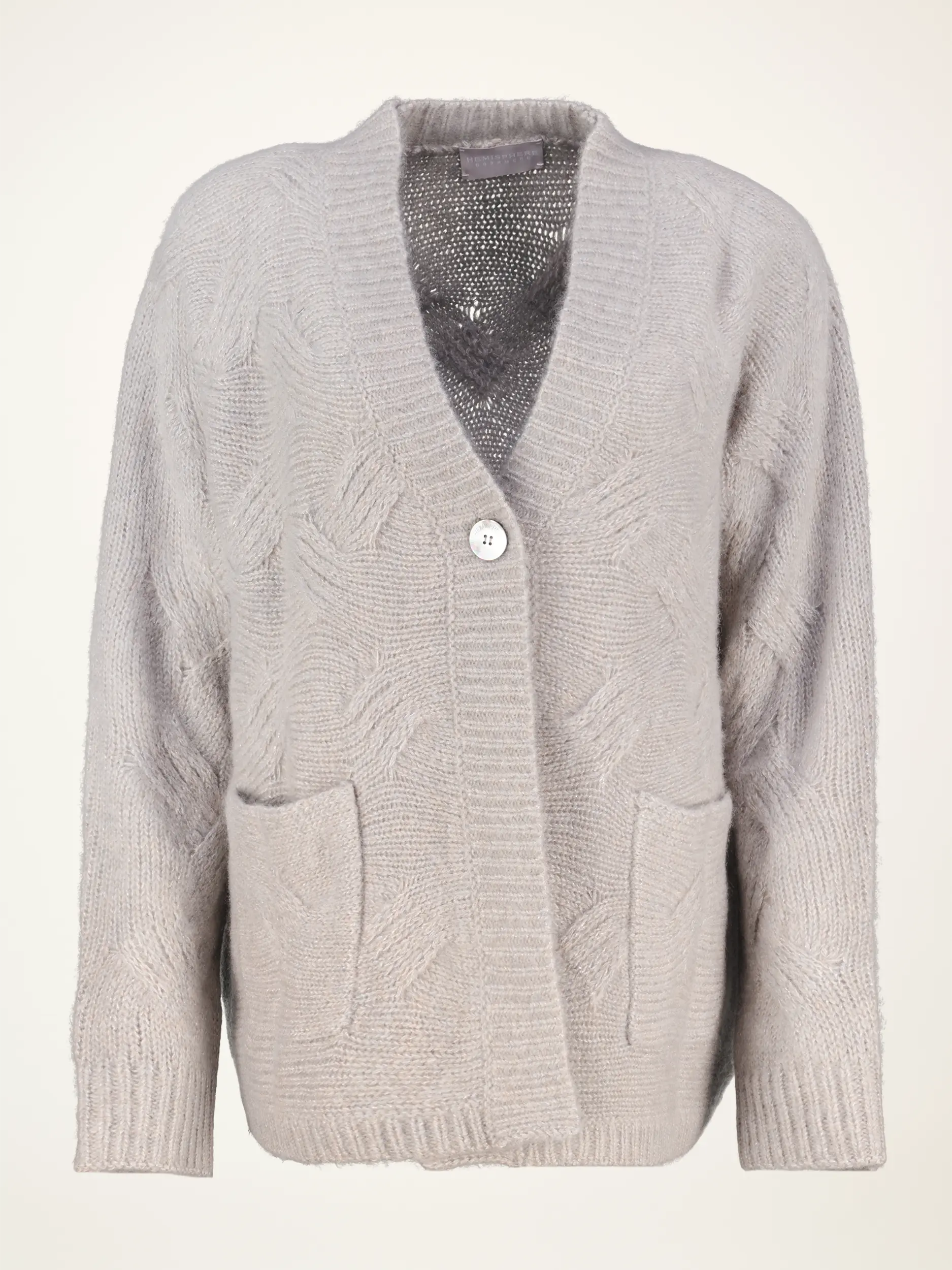 Strickjacke aus Kaschmir - Artikelansicht - Farbe: Grün