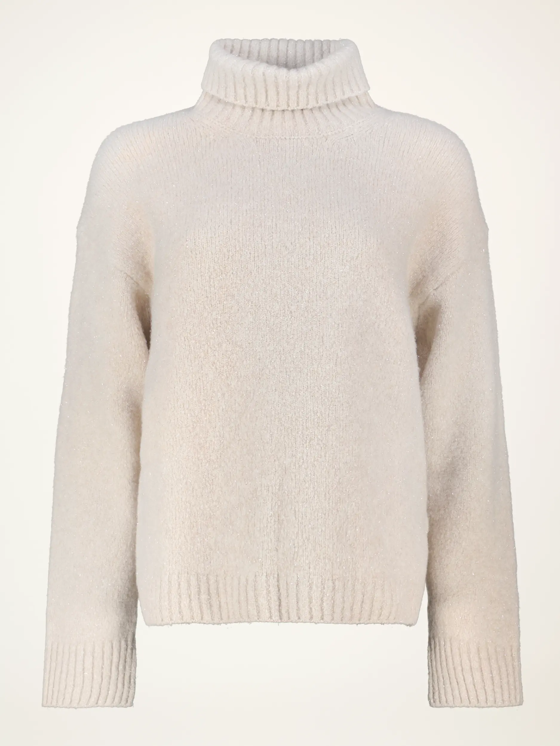 Rollkragenpullover aus Kaschmir-Mix langarm - Artikelansicht