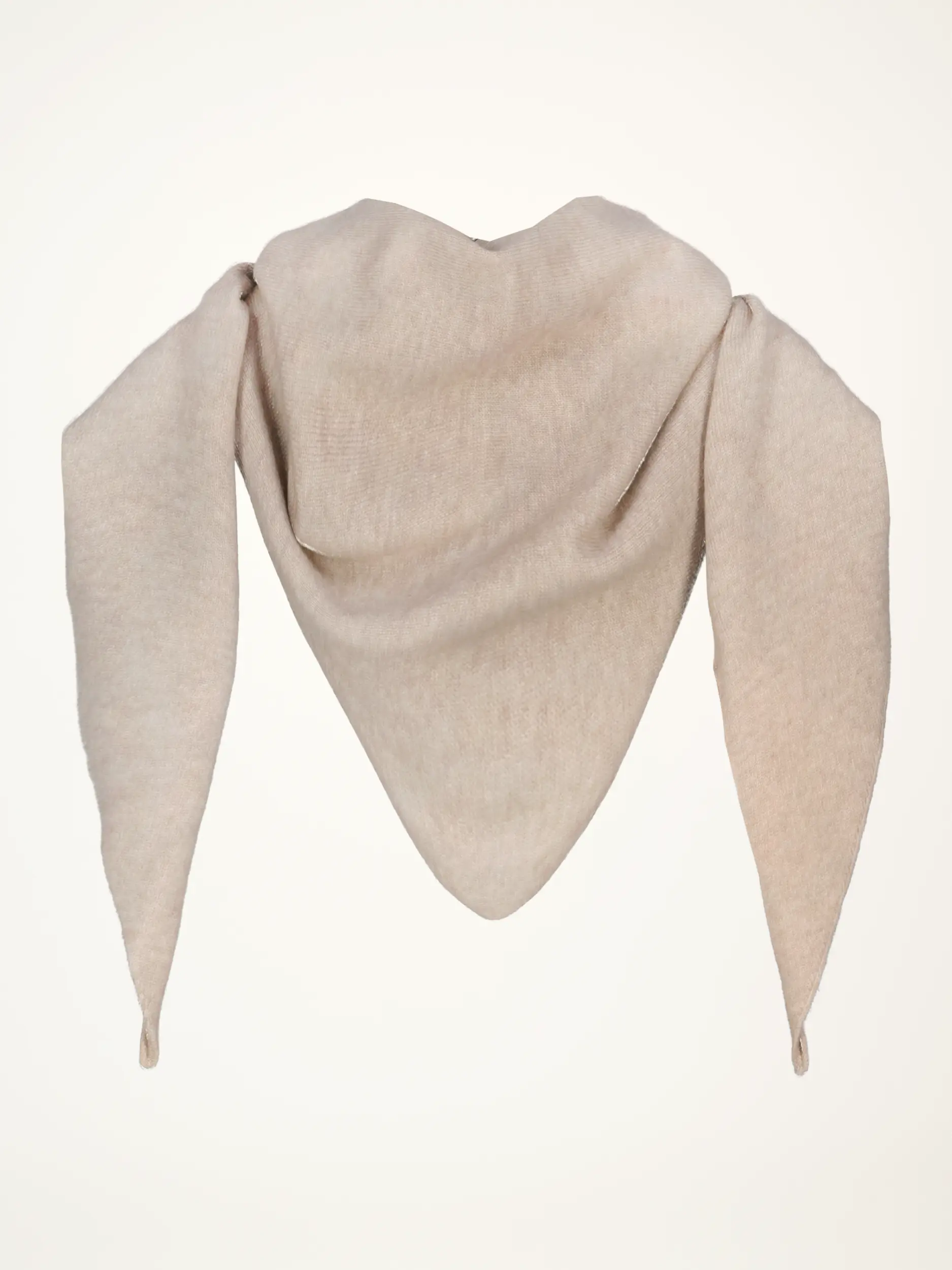 Dreieckstuch aus Kaschmir - Artikelansicht - Farbe: Beige