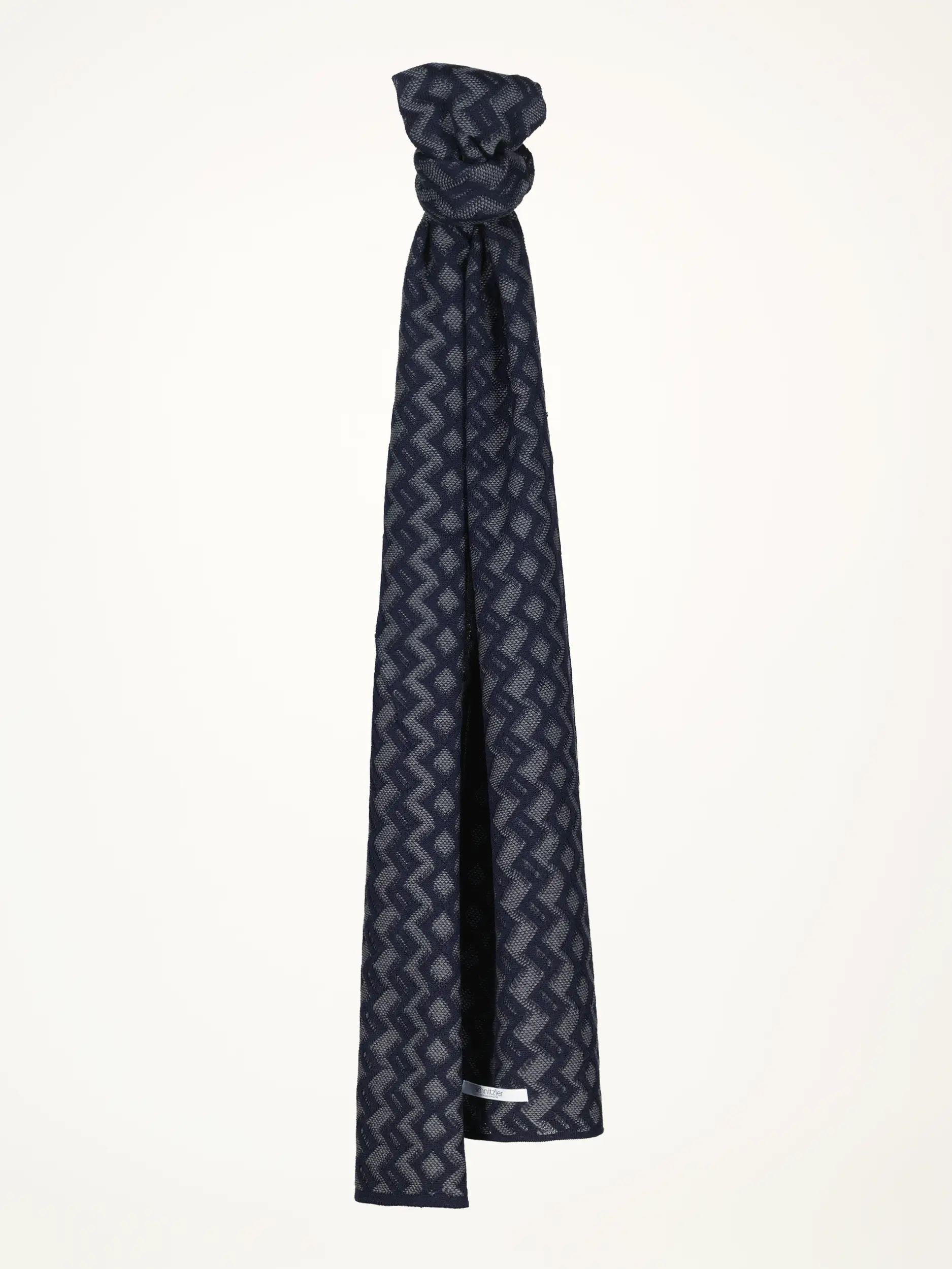 Schal aus Wolle - Artikelansicht - Farbe: Blau