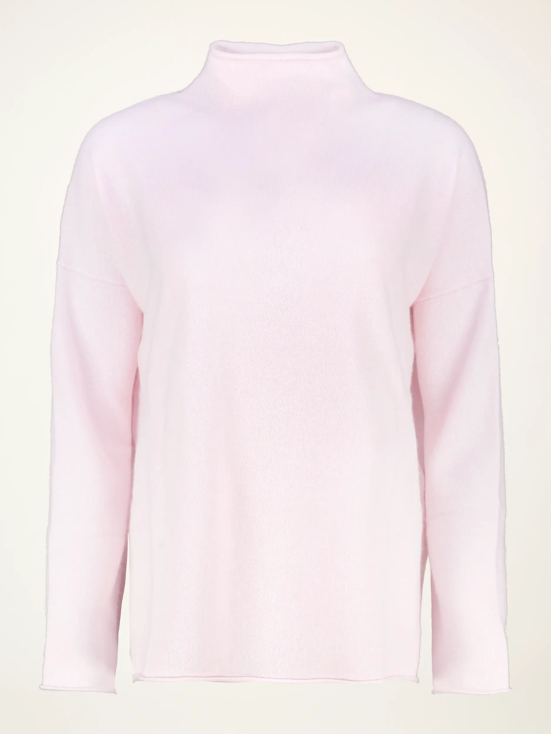 Pullover aus Kaschmir langarm - Artikelansicht - Farbe: Rosa&Pink