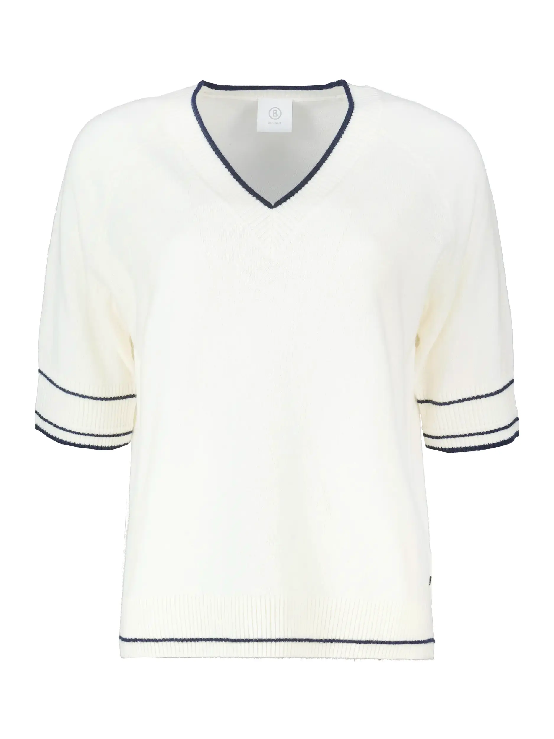 Pullover 'Chiri' aus Wolle 3/4-Arm - Artikel Vorderseite - Farbe: Creme