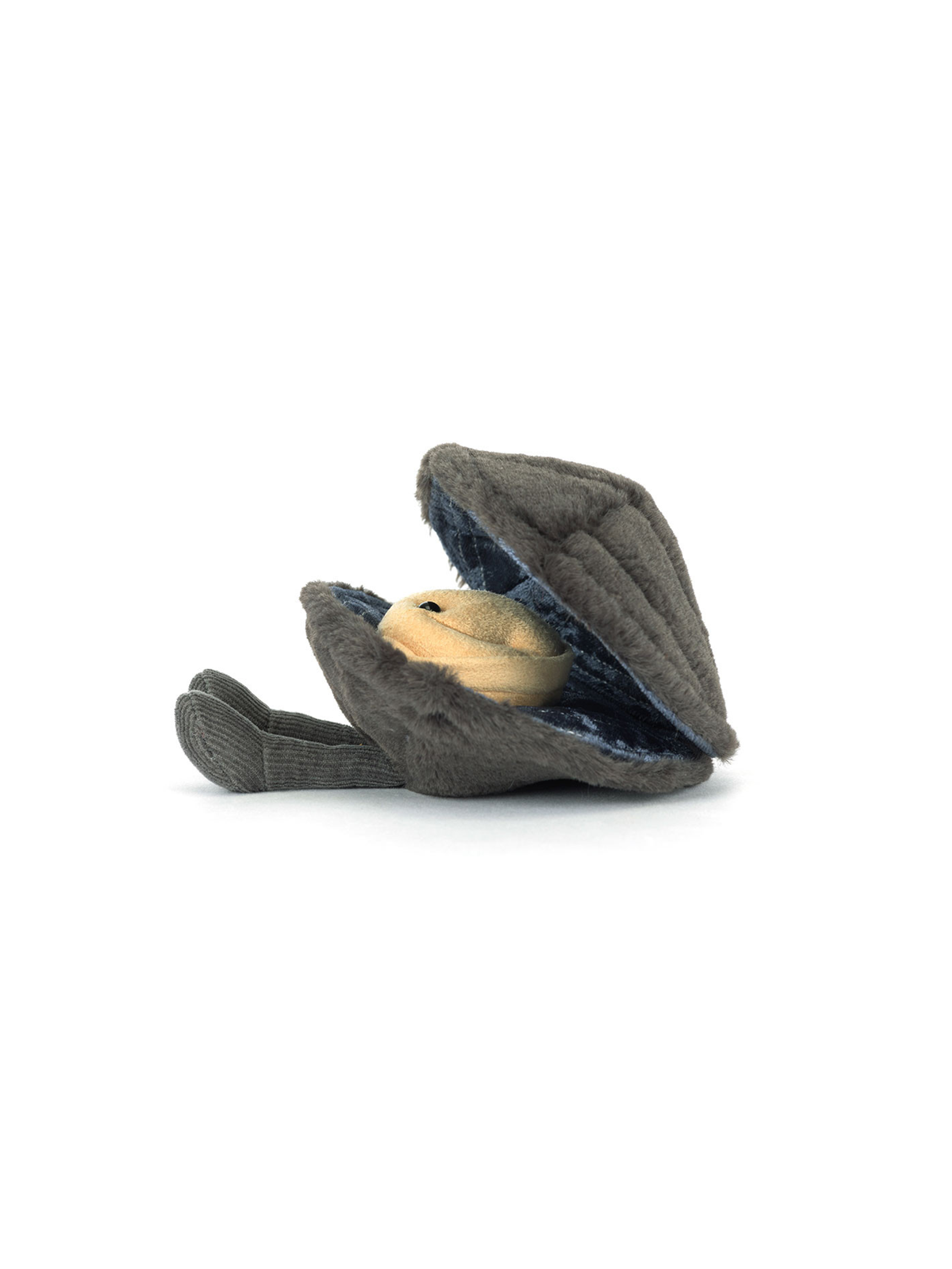 Jellycat-Stofftier 'Amuseables Michelle Mussel' - Artikel weitere Detailansicht 1 - Farbe: Grau
