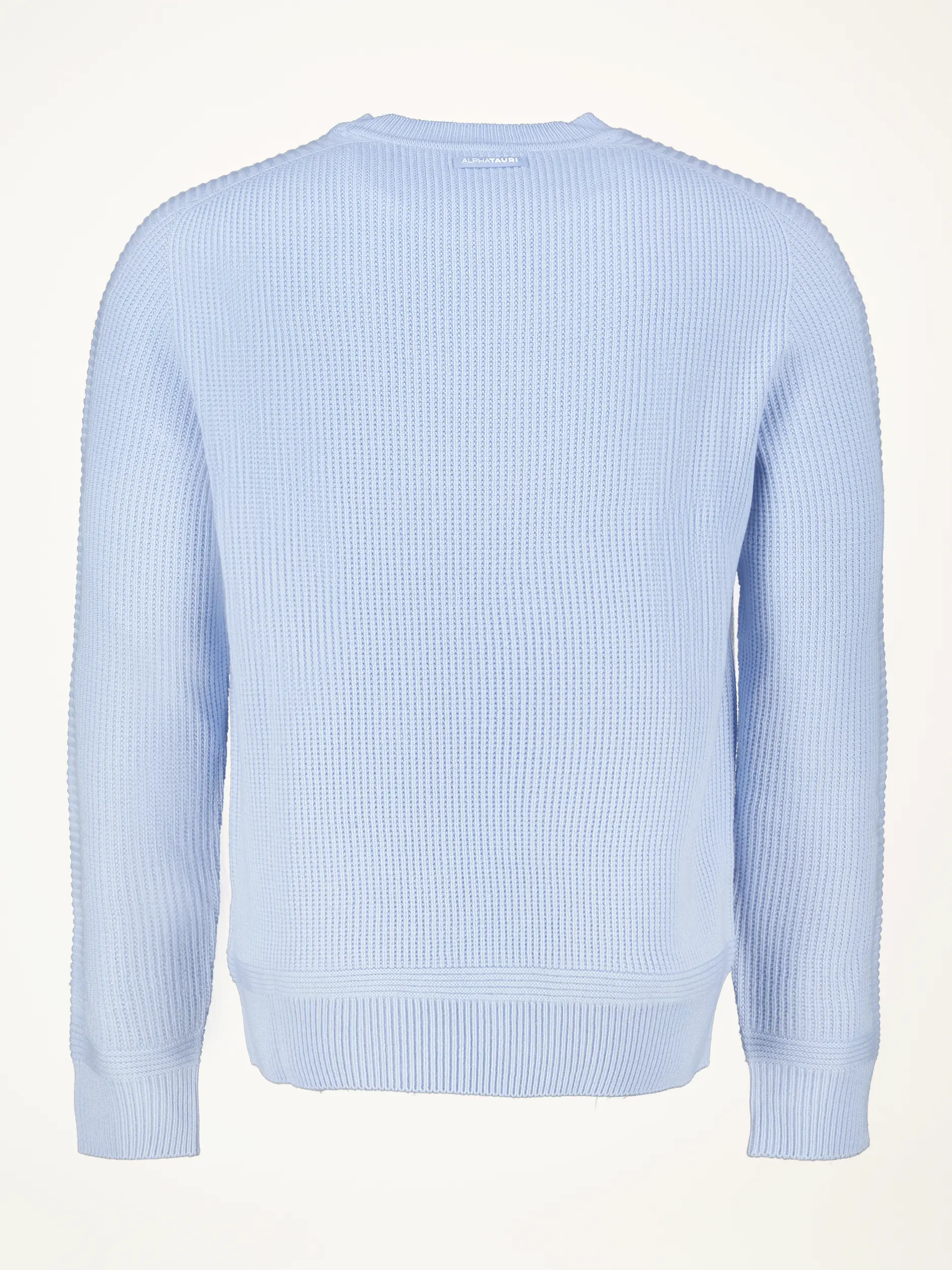 Pullover 'Fox' aus Wolle - Artikel Rückseite - Farbe: Blau