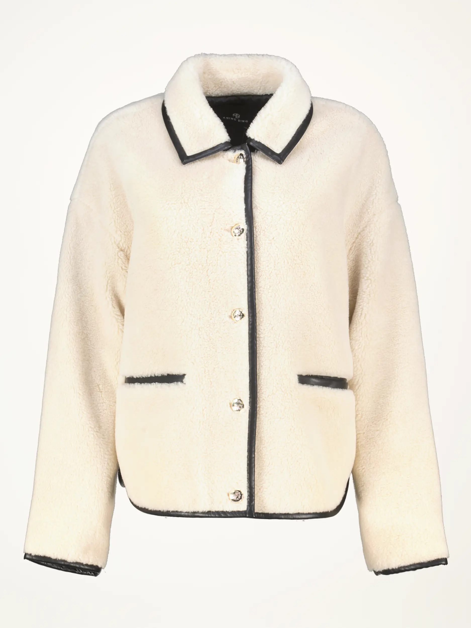 Teddyfelljacke 'Camden' - Artikelansicht - Farbe: Creme Teddyfelljacke 'Camden' - Artikelansicht - Farbe: Creme