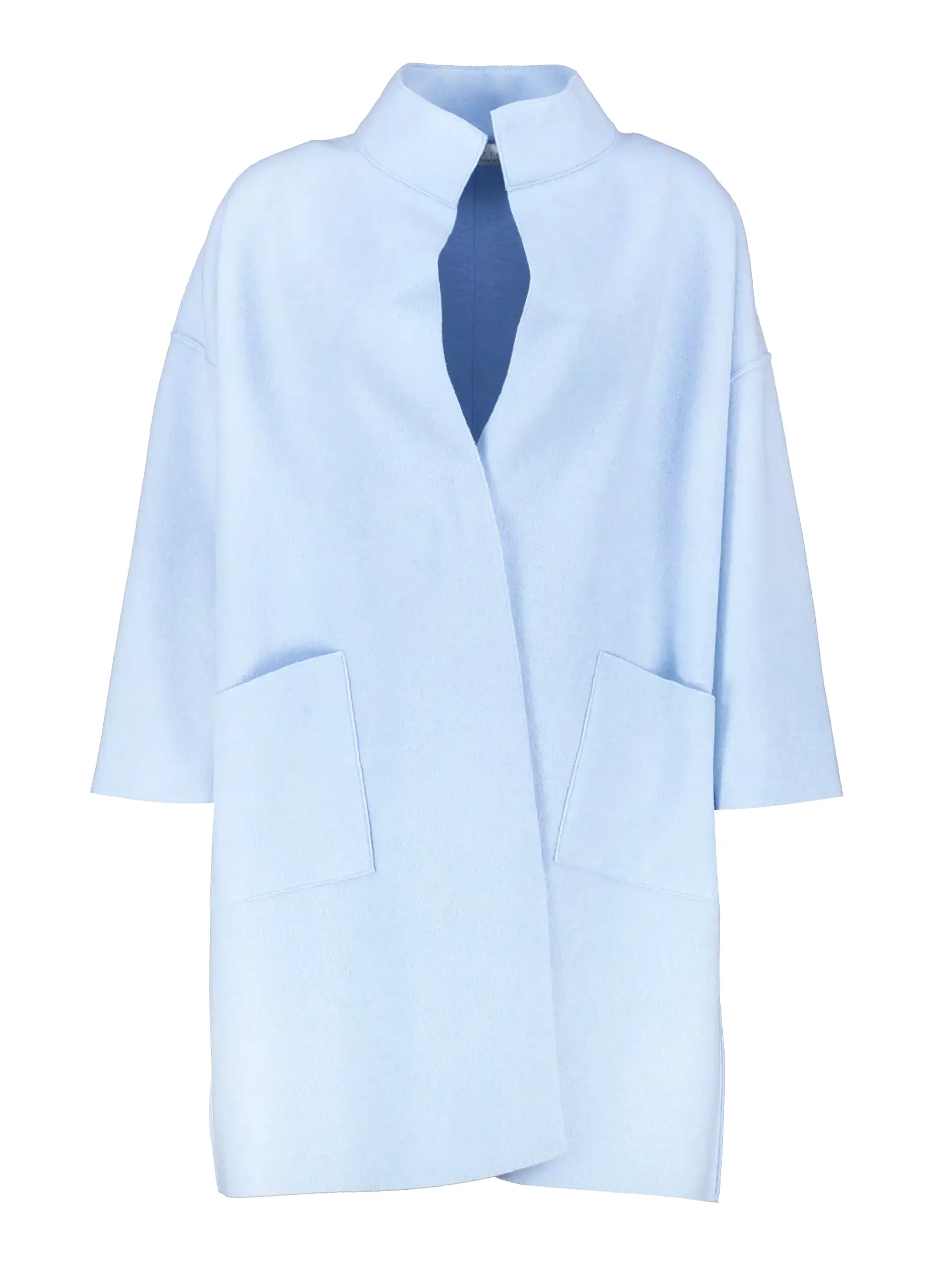 Kurzmantel aus Kaschmir - Artikel Vorderseite - Farbe: Blau