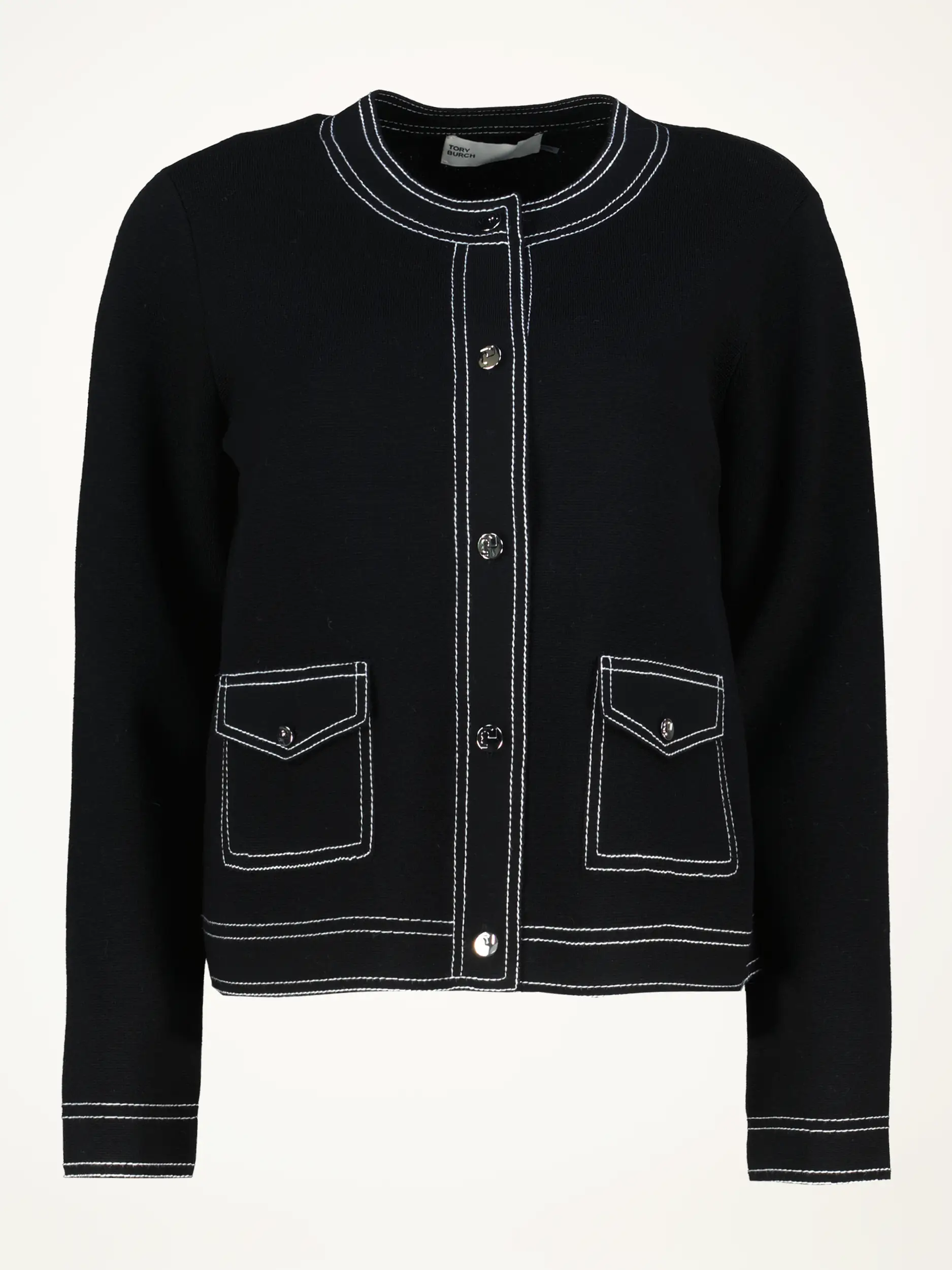 Strickjacke aus Wolle - Artikelansicht - Farbe: Schwarz