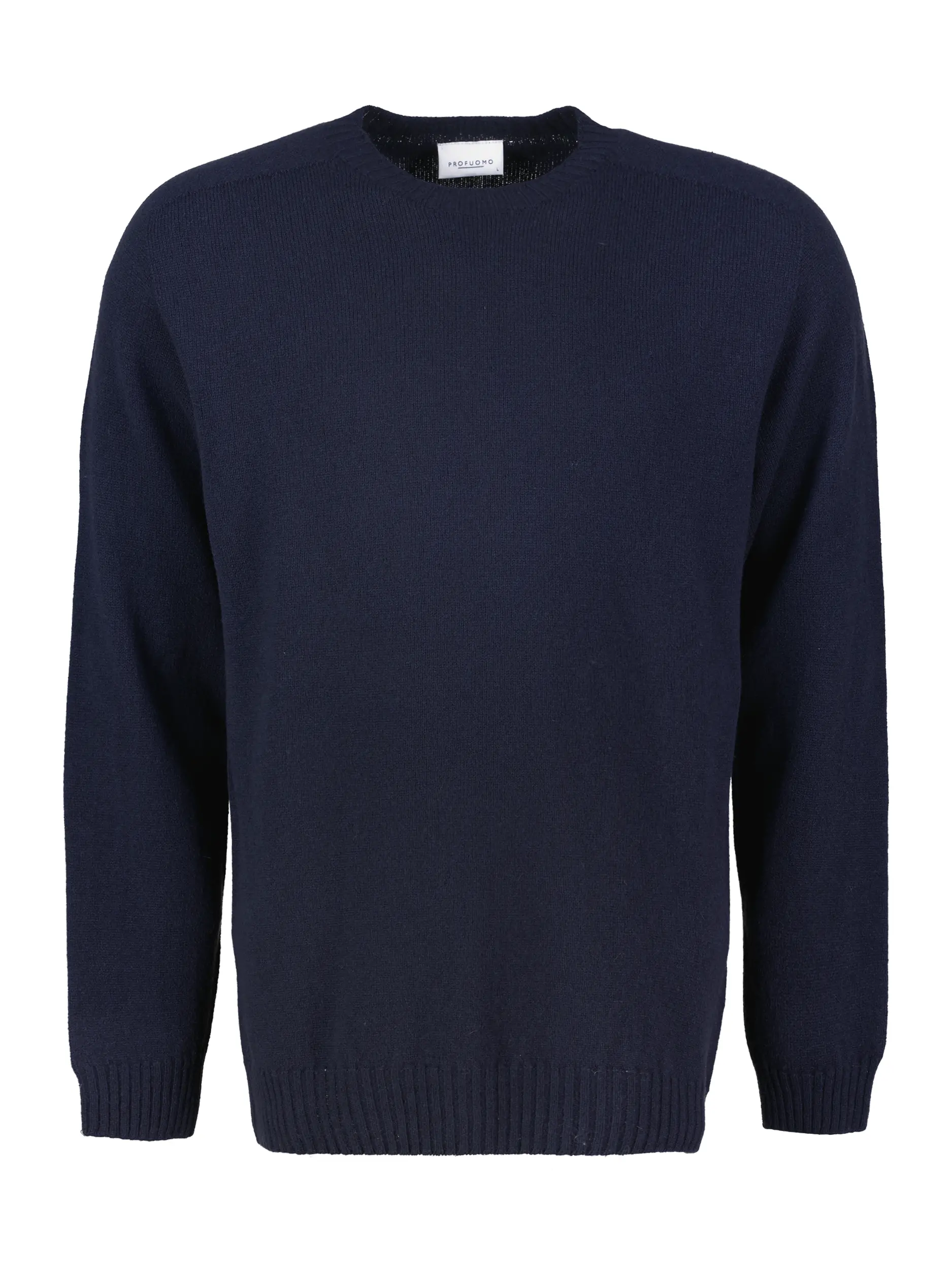 Pullover aus Woll-Mix langarm - Artikel Vorderseite - Farbe: Blau