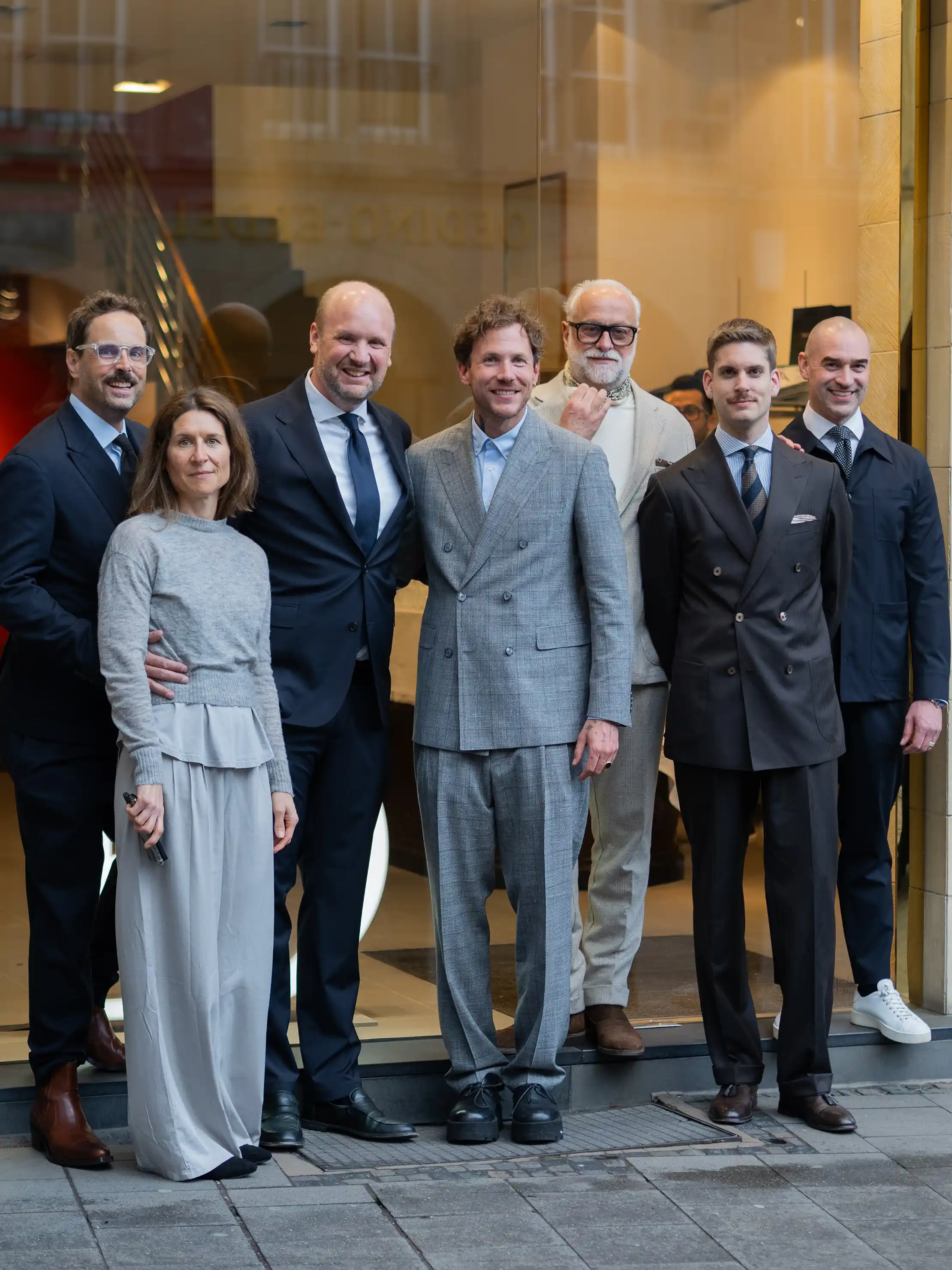 Gruppenbild mit allen Zugehörigen von Dressler und Andreas Weitkamp
