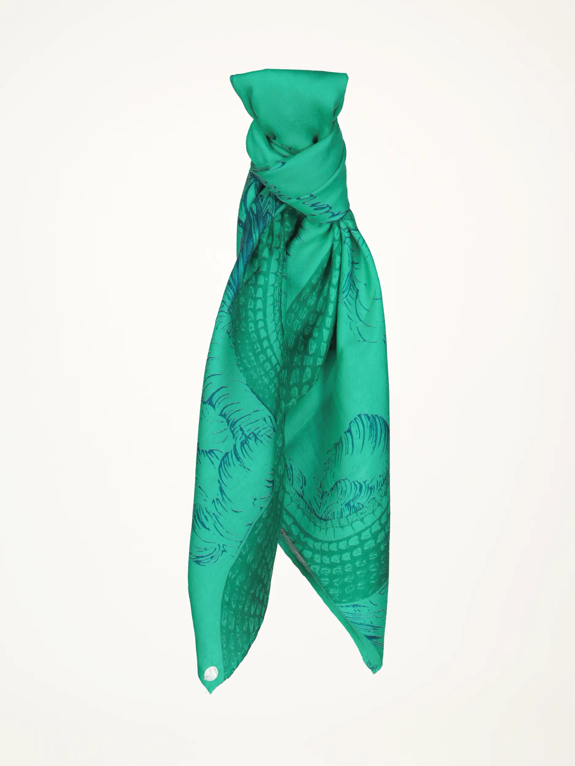 Tuch 'Garden Eden' aus Seide - Artikelansicht - Farbe: Grün