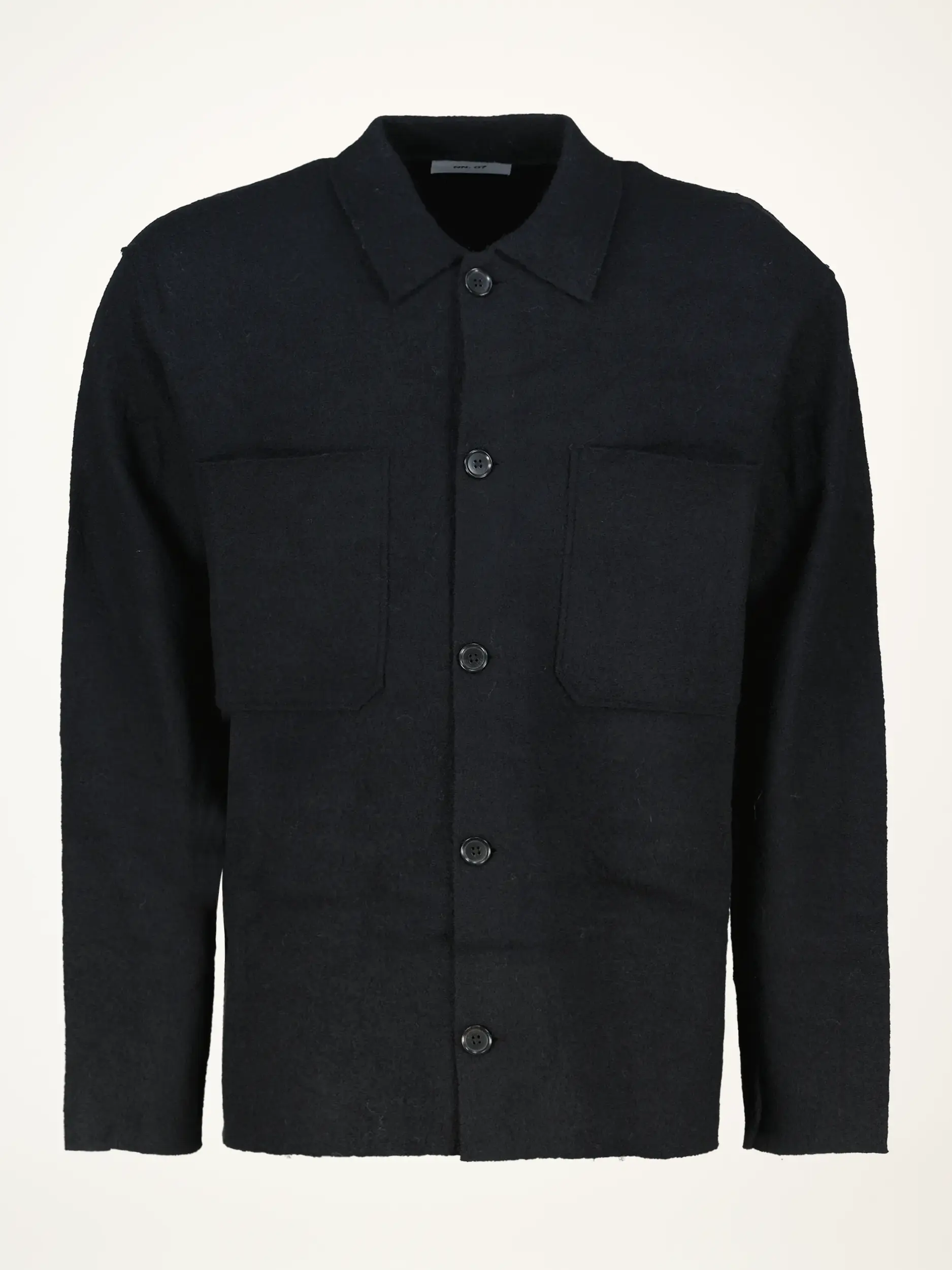 Overshirt 'Jonas' aus Wolle - Artikelansicht - Farbe: Schwarz