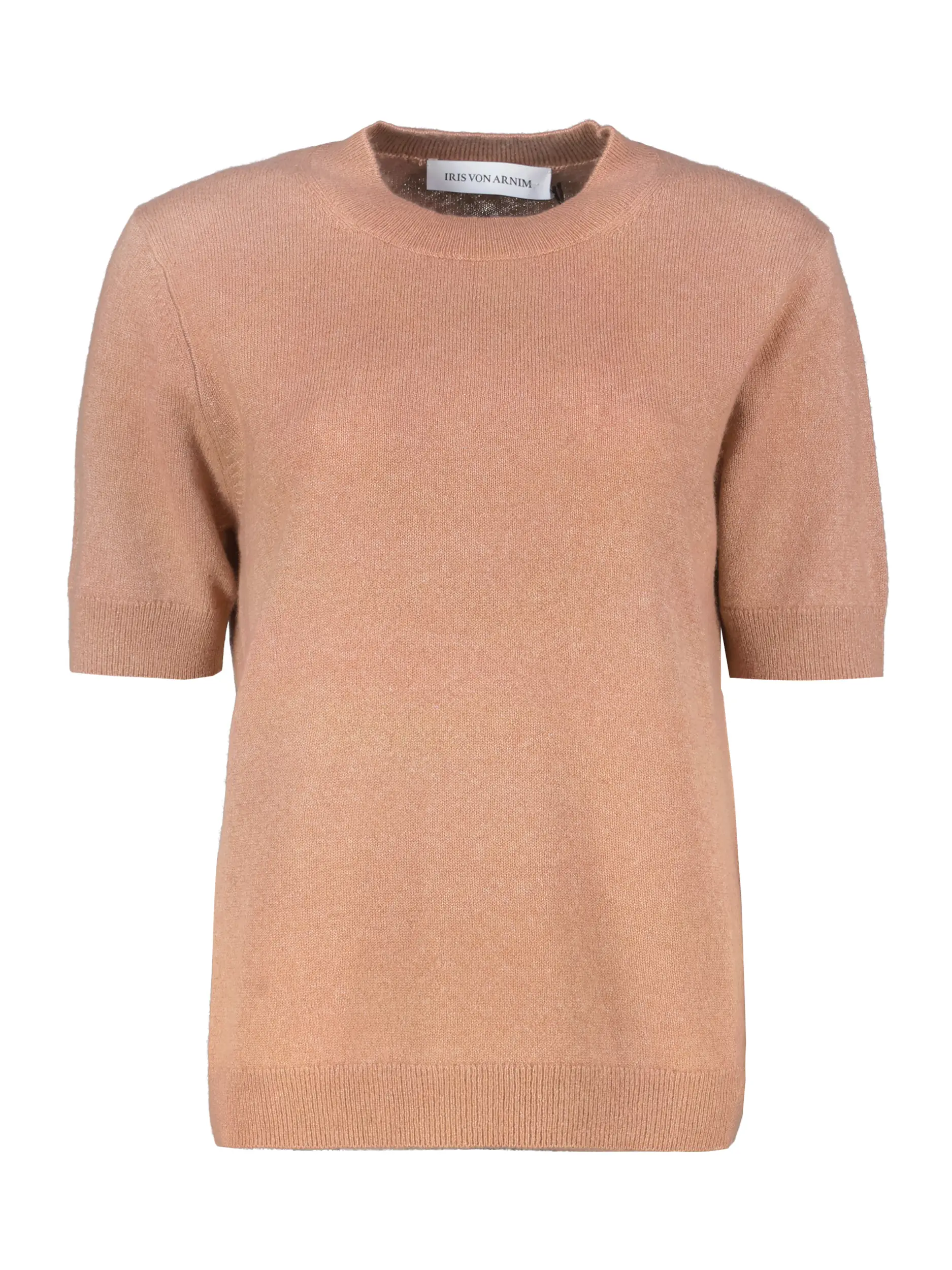 Pullover 'Sandra' aus Kaschmir-Mix kurzarm - Artikel Vorderseite - Farbe: Rot