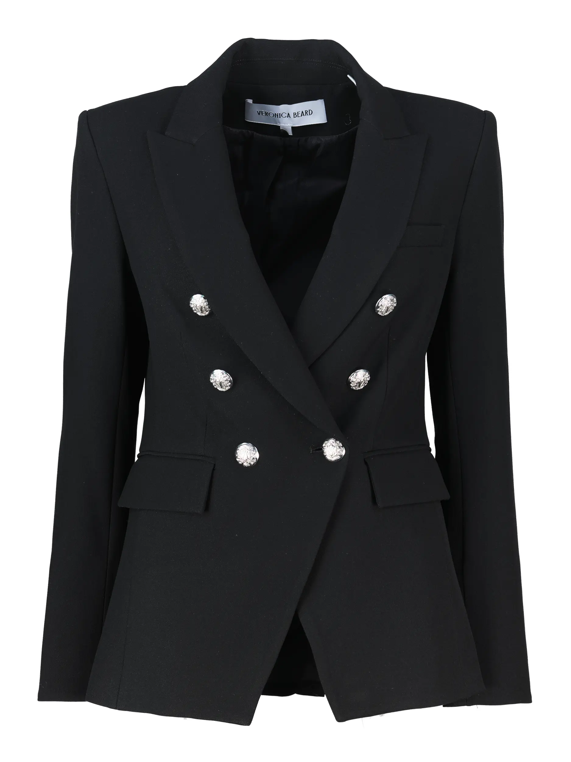 Blazer 'Miller Dickeyjacket' langarm - Artikel Vorderseite - Farbe: Schwarz