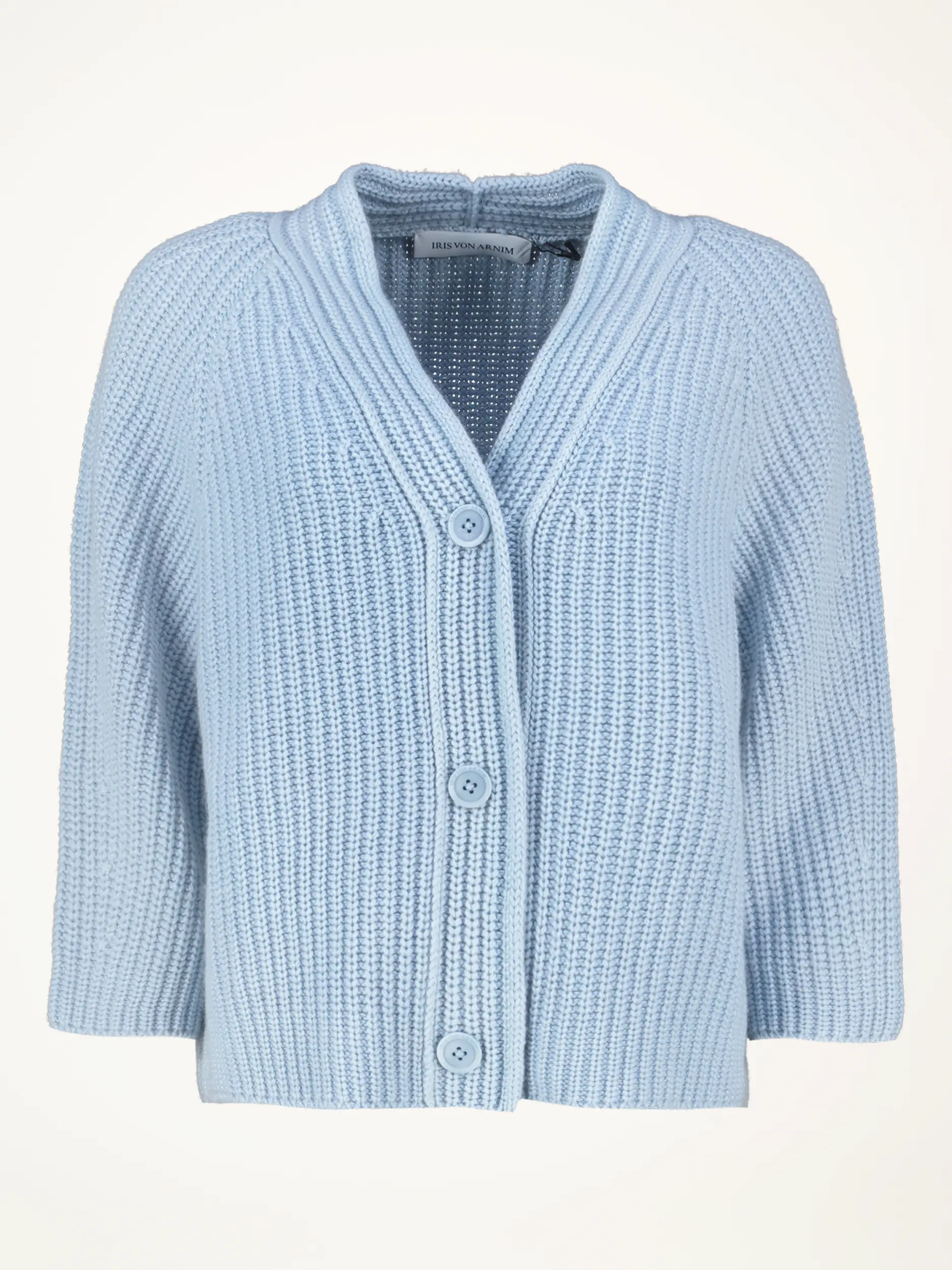 Strickjacke 'Fallou' aus Kaschmir - Artikelansicht - Farbe: Blau