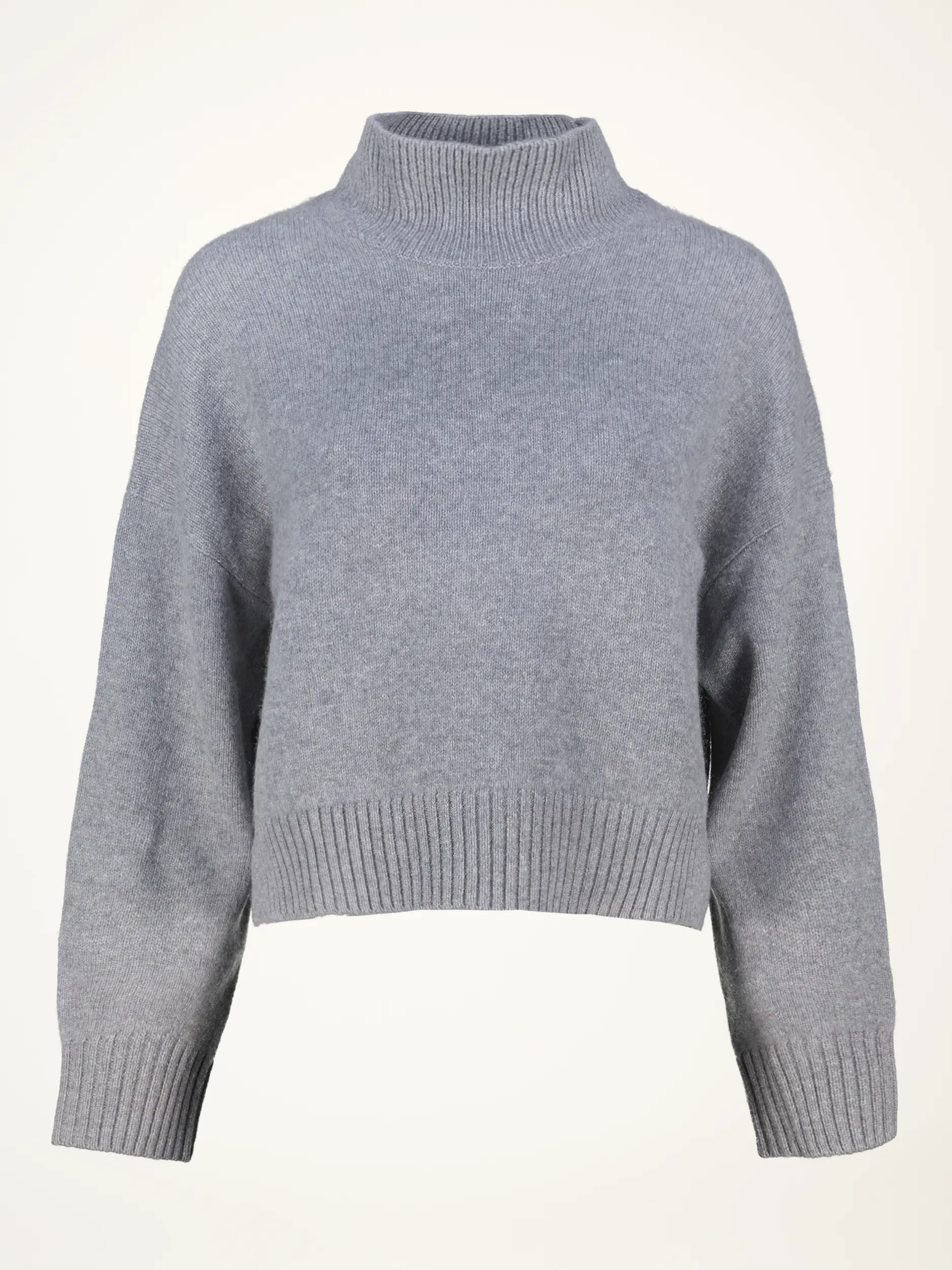 Pullover aus Kaschmir langarm - Artikelansicht - Farbe: Grau