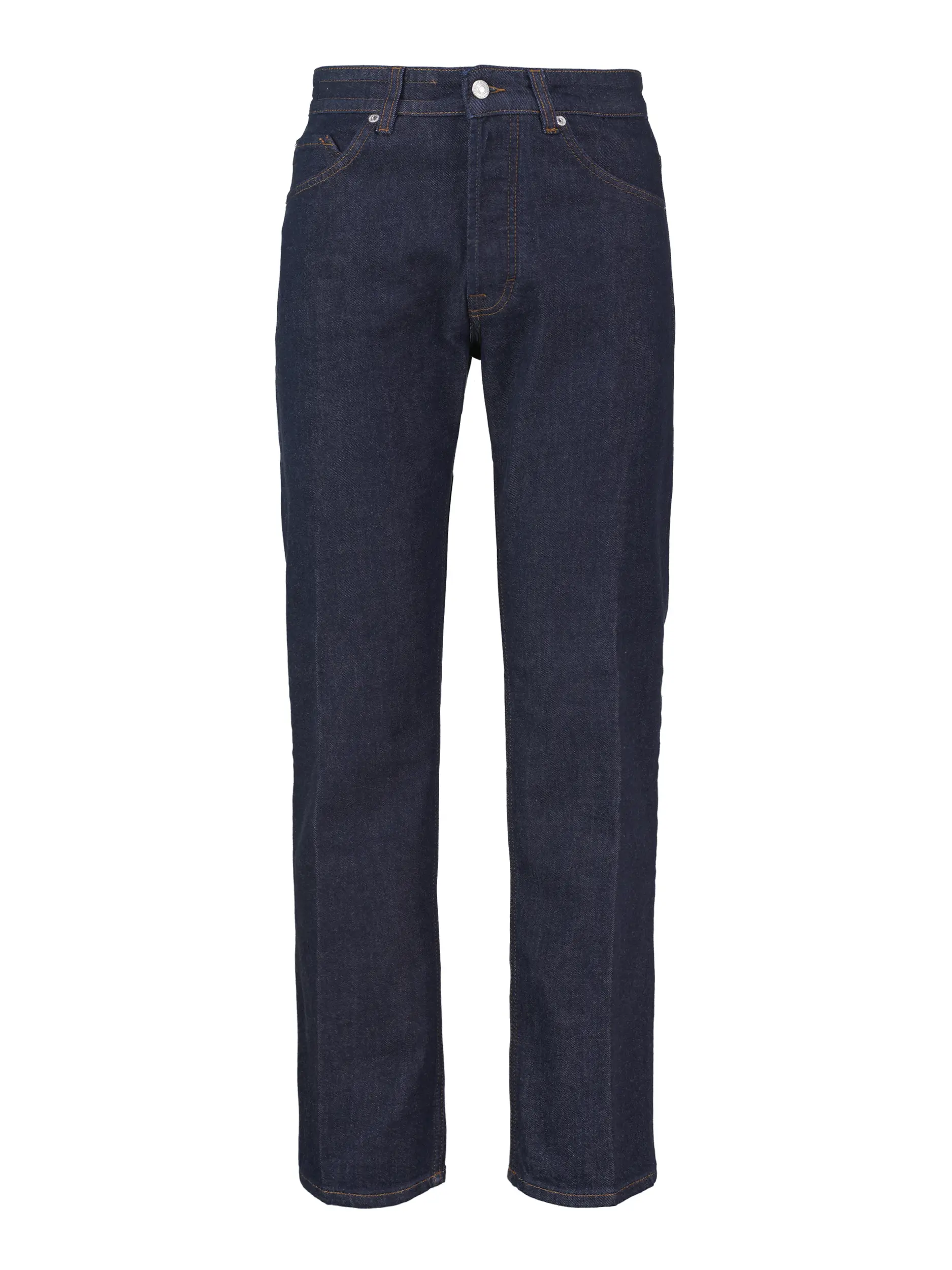 Mid Rise Straight Fit Jeans 'Hight' - Artikel Vorderseite - Farbe: Blau