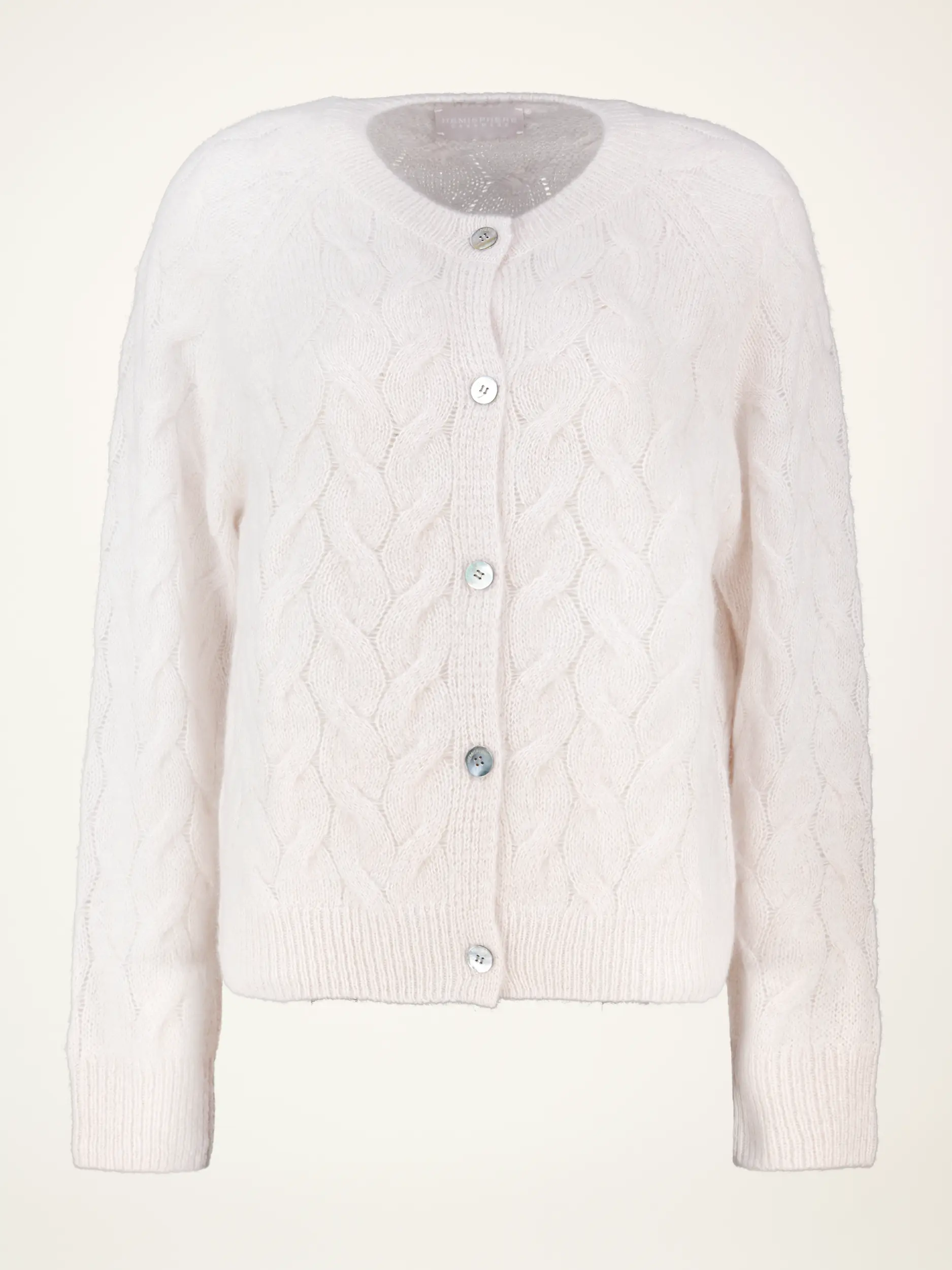 Strickjacke aus Kaschmir - Artikelansicht - Farbe: Beige