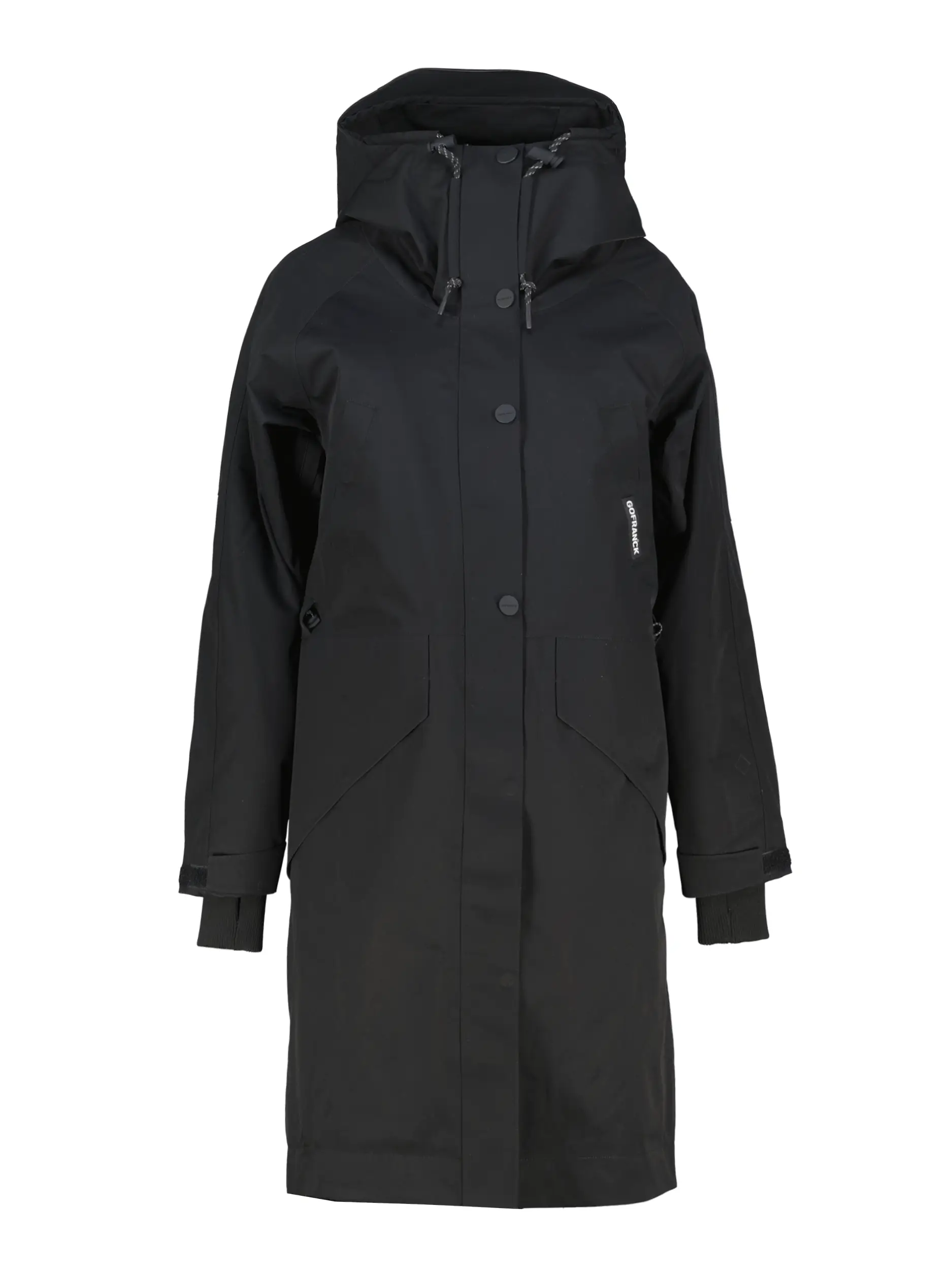 Mantel 'cold winter' - Artikel Vorderseite - Farbe: Schwarz