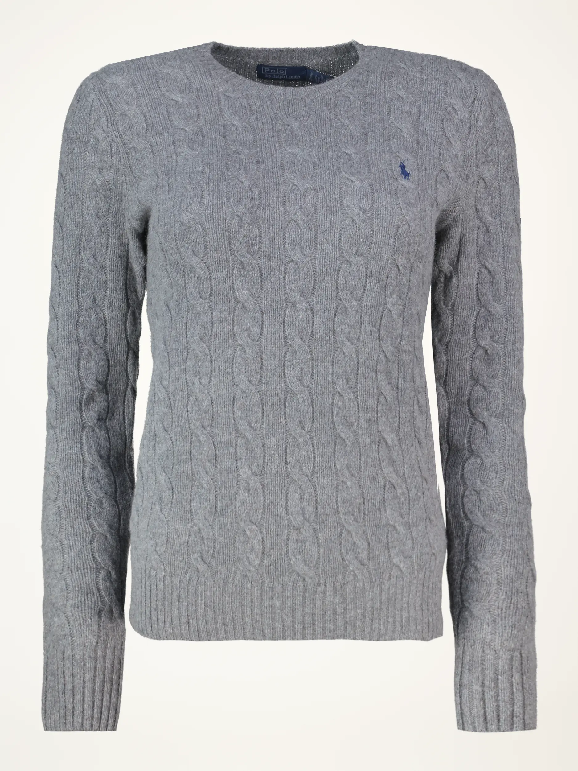 Pullover mit Zopfmuster - Artikelansicht - Farbe: Grau