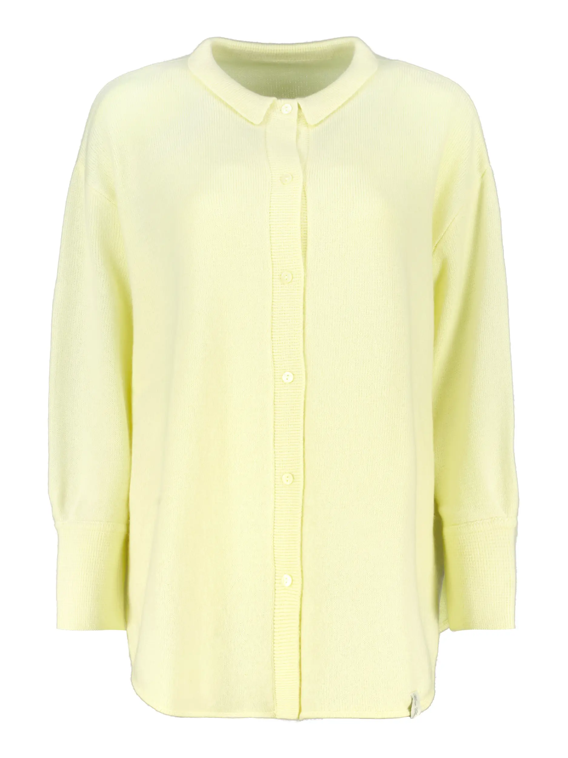 Strickjacke aus Kaschmir-Mix - Artikel Vorderseite - Farbe: Gelb