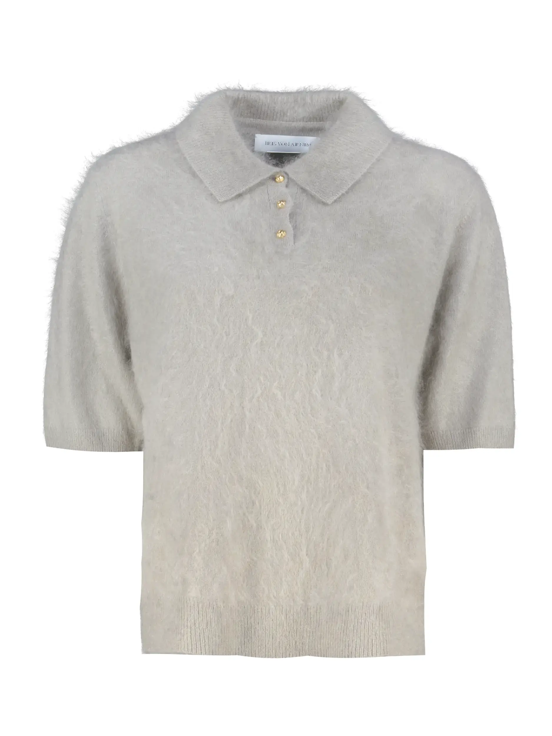 Strickpolo 'Selva' - Artikel Vorderseite - Farbe: Grün