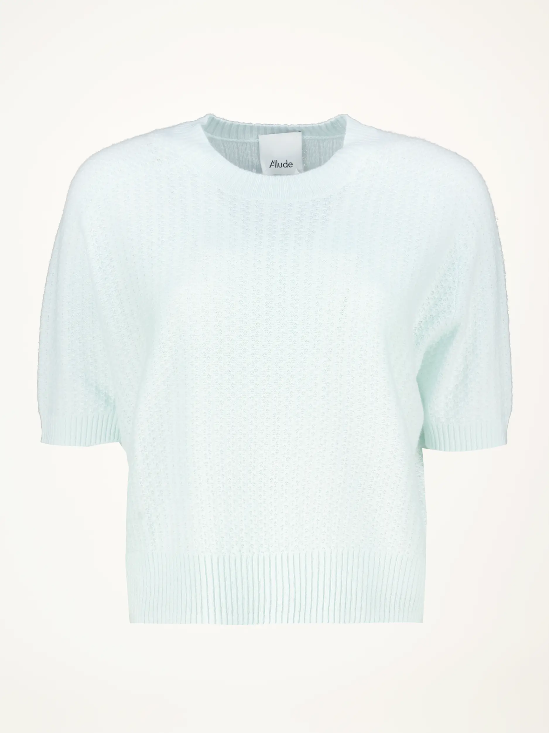 Pullover aus Kaschmir kurzarm - Artikelansicht - Farbe: Grün