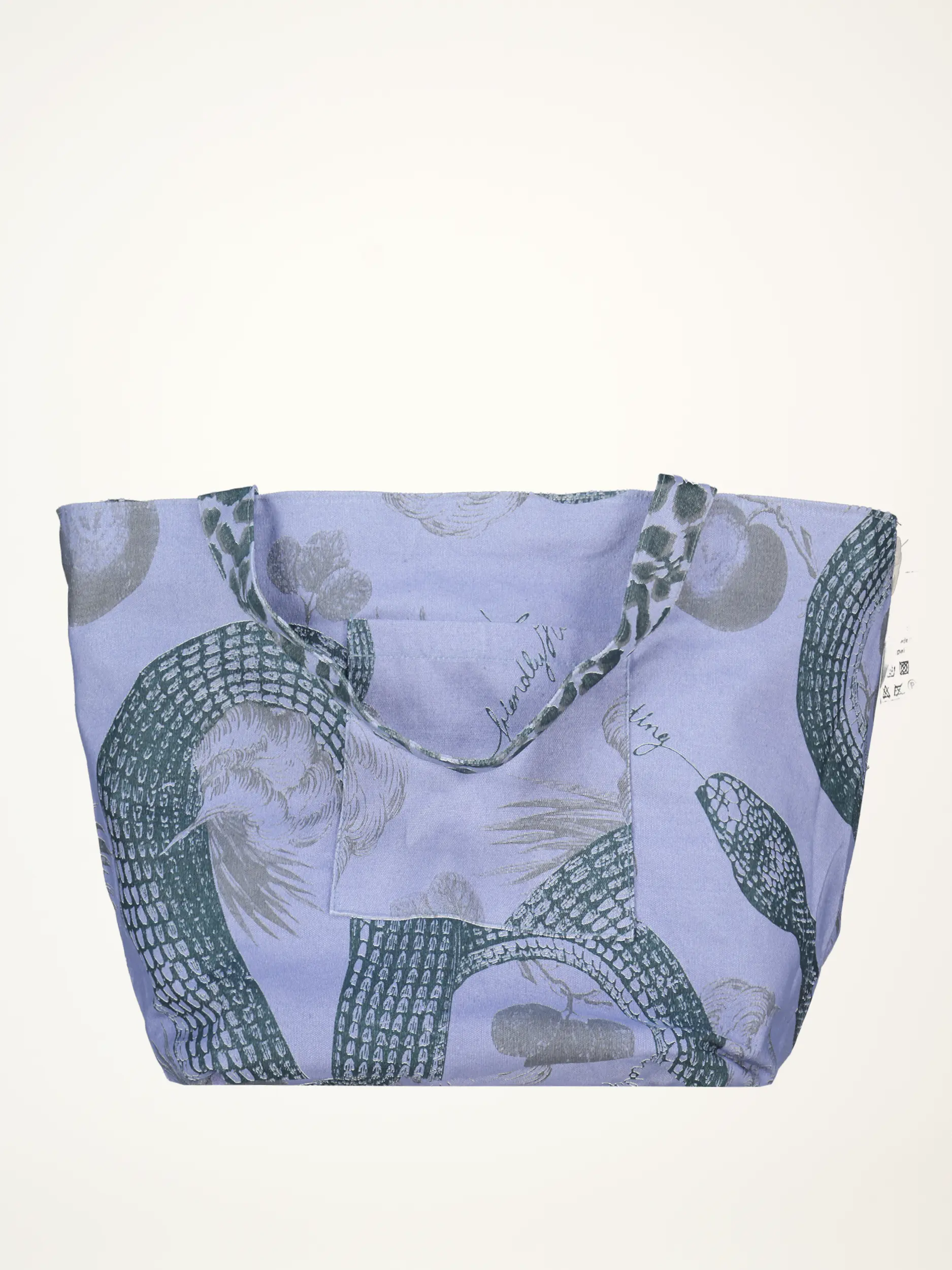 Canvas Wendetasche 'Bigbag'  - Artikel Rückseite - Farbe: Blau