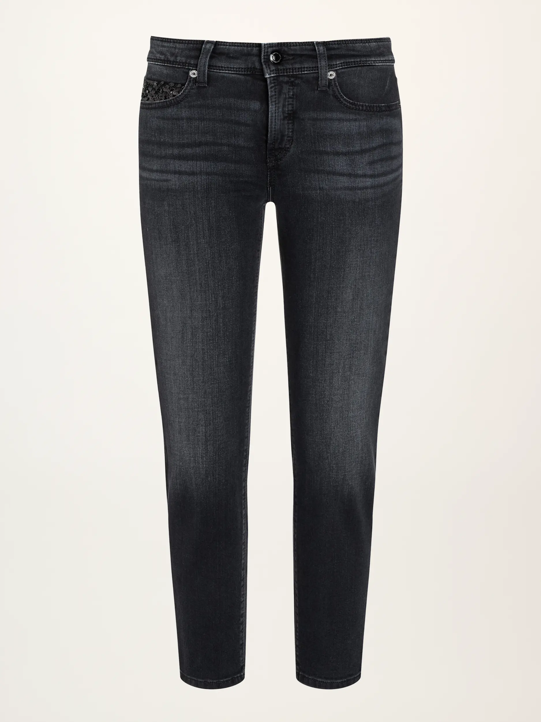 Jeans 'Pipershort' - Artikelansicht - Farbe: Schwarz
