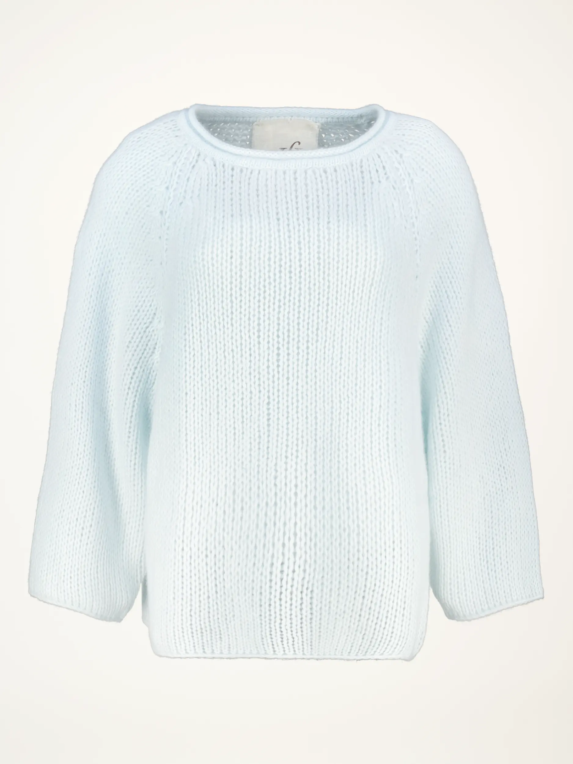 Pullover aus Kaschmir-Mix 3/4-Arm - Artikelansicht - Farbe: Blau