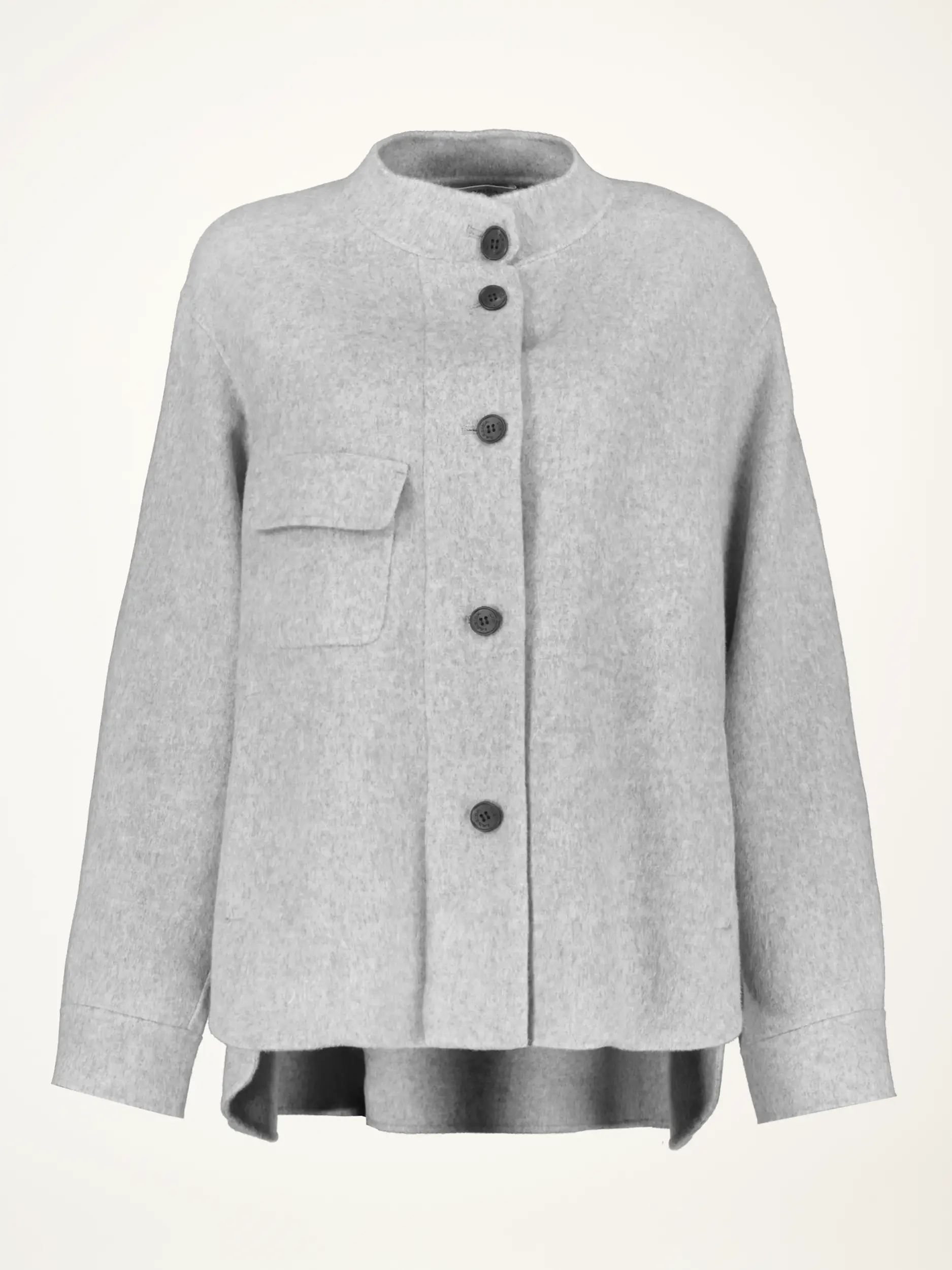 Wolljacke 'Goldie' - Artikelansicht - Farbe: Grau