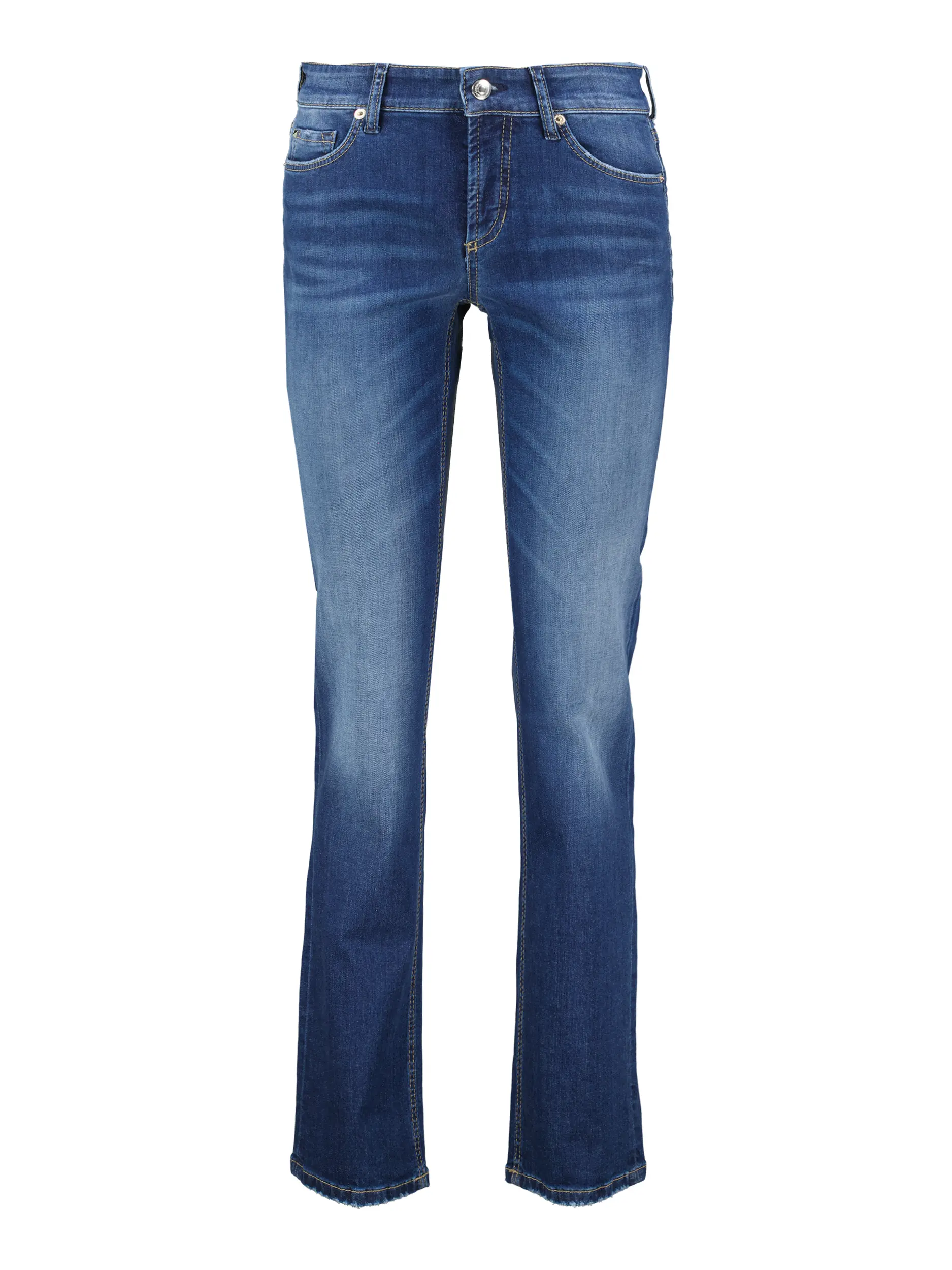 Low Rise Straight Leg Jeans 'Piper long' - Artikel Vorderseite - Farbe: Blau