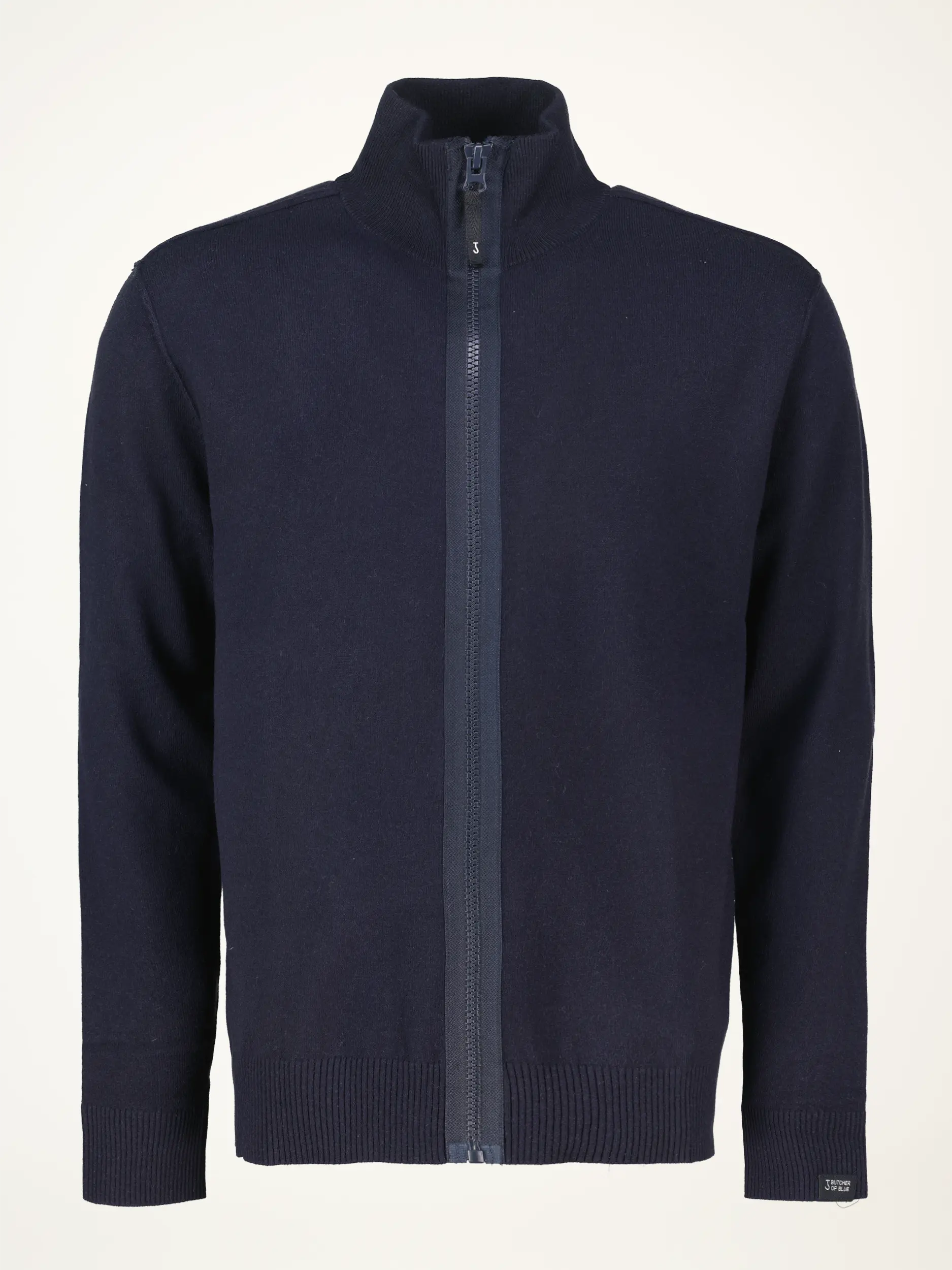 Strickjacke 'Clifden' aus Woll-Mix - Artikelansicht - Farbe: Blau