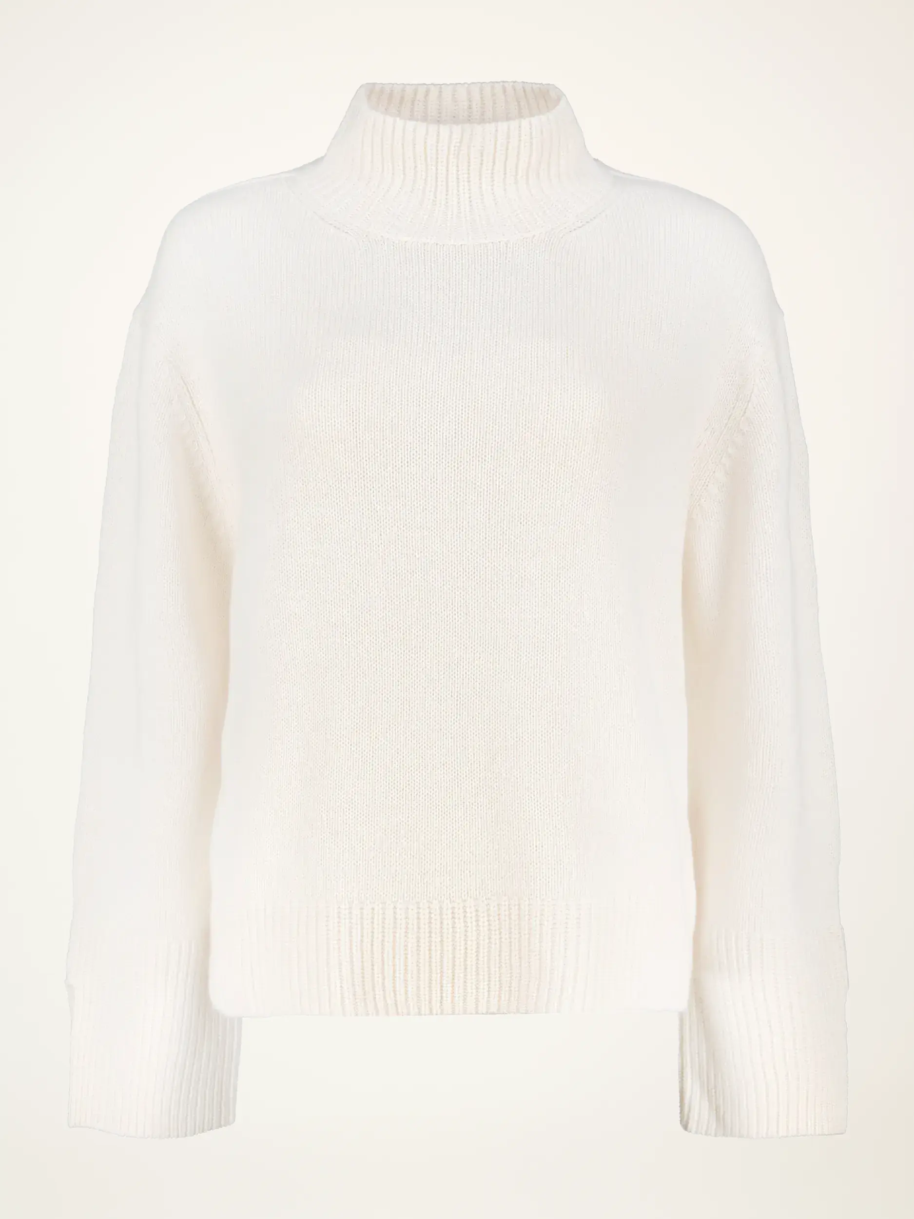 Pullover aus Wolle langarm - Artikelansicht - Farbe: Creme