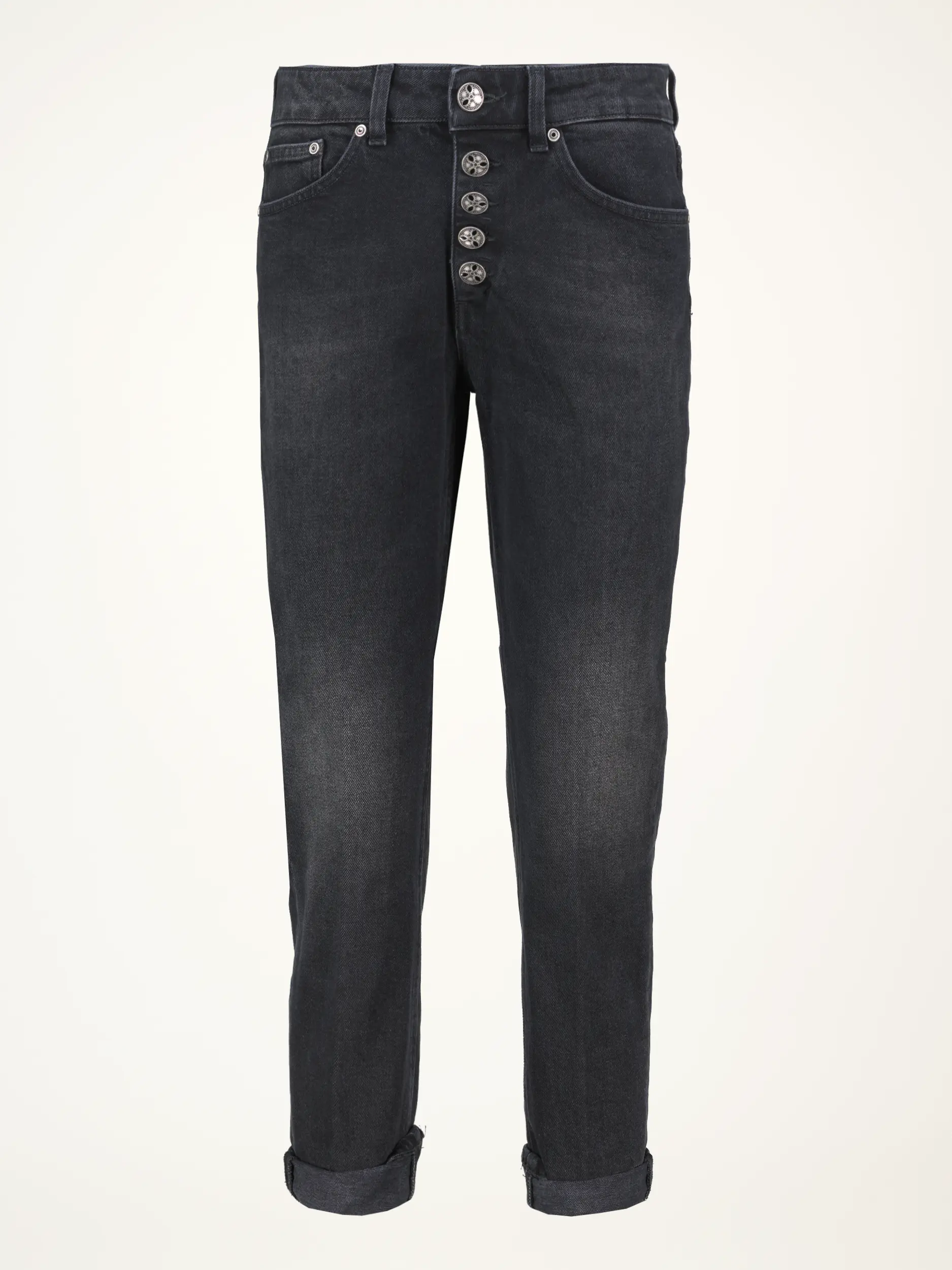 High Rise Loose Fit Jeans 'Koons' - Artikelansicht - Farbe: Schwarz