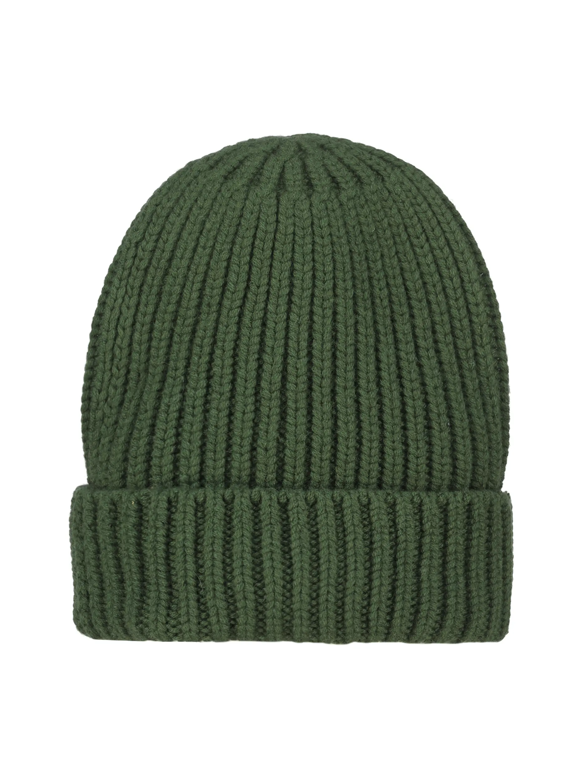 Strickmütze 'Beanie' - Artikel Vorderseite - Farbe: Grün